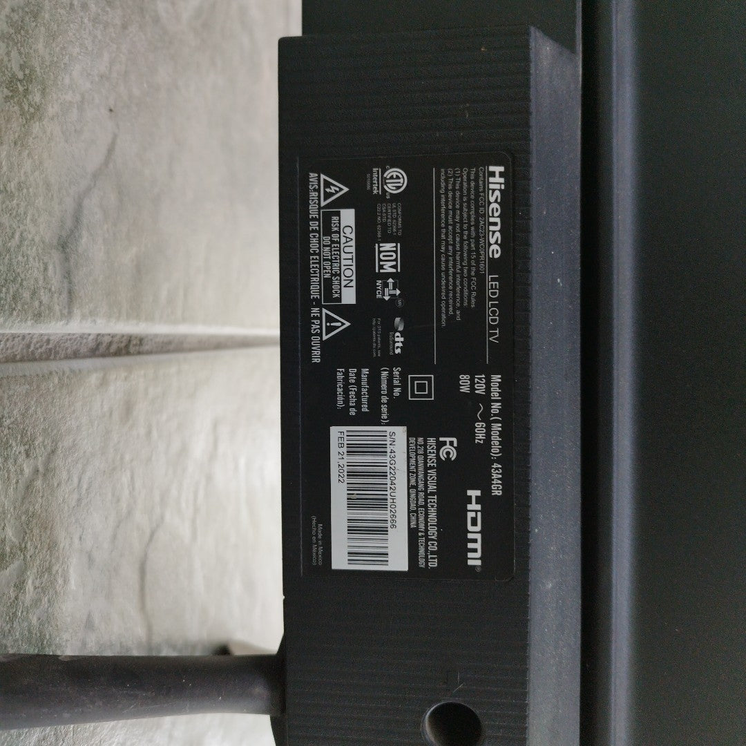 PANTALLA HISENSE 43A4GR (2022) 43" LED FULL HD (SEMINUEVO)