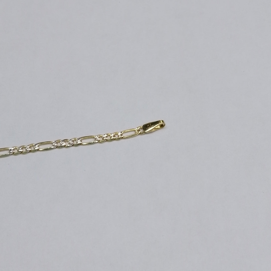 CADENAS CARTIER 3 1 DIAMANTADA ORO 14K 5 (NUEVO)