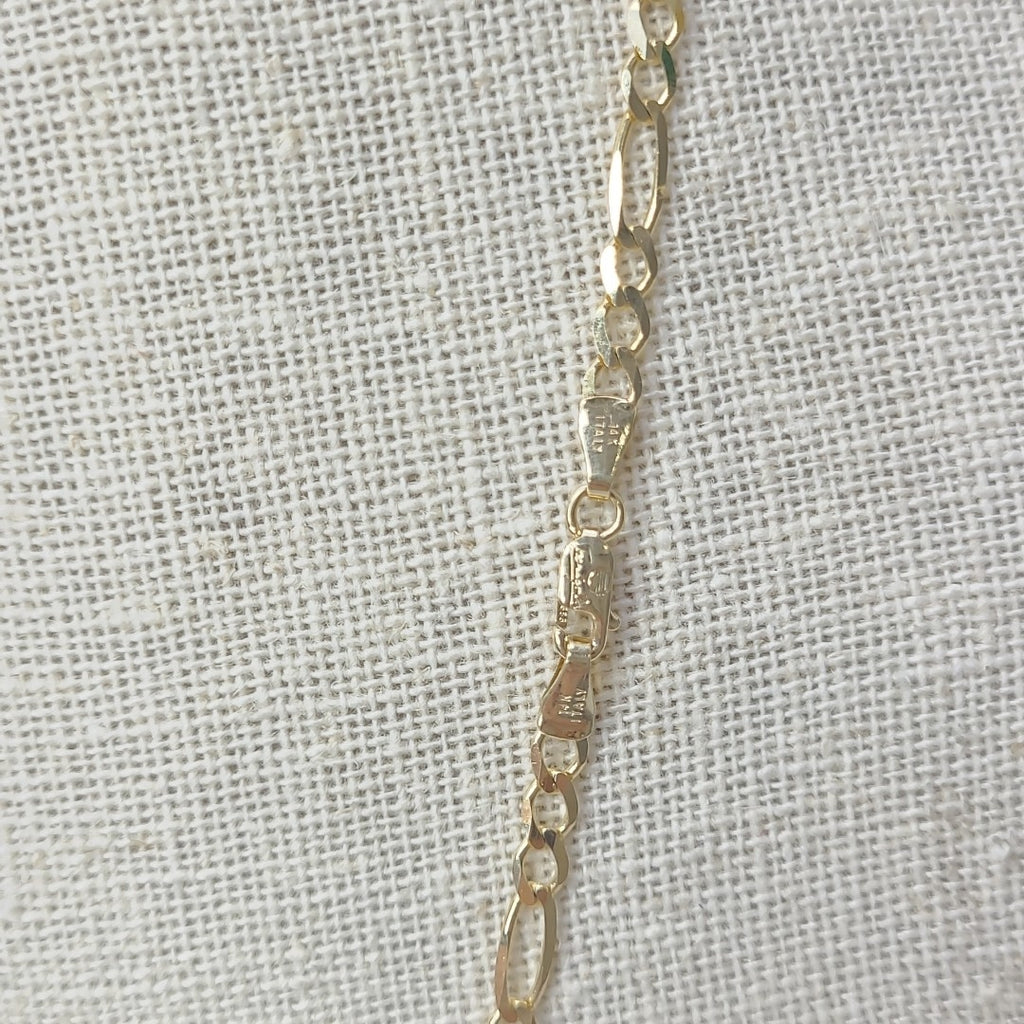 CADENAS CARTIER 3*1 AMARILLA ORO 14K 7 (NUEVO)