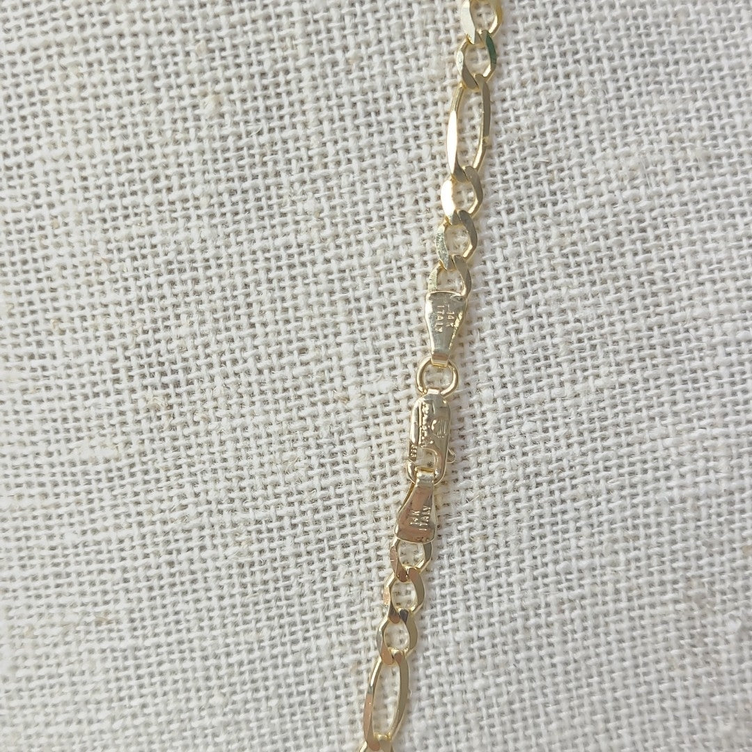 CADENAS CARTIER 3*1 AMARILLA ORO 14K 7 (NUEVO)