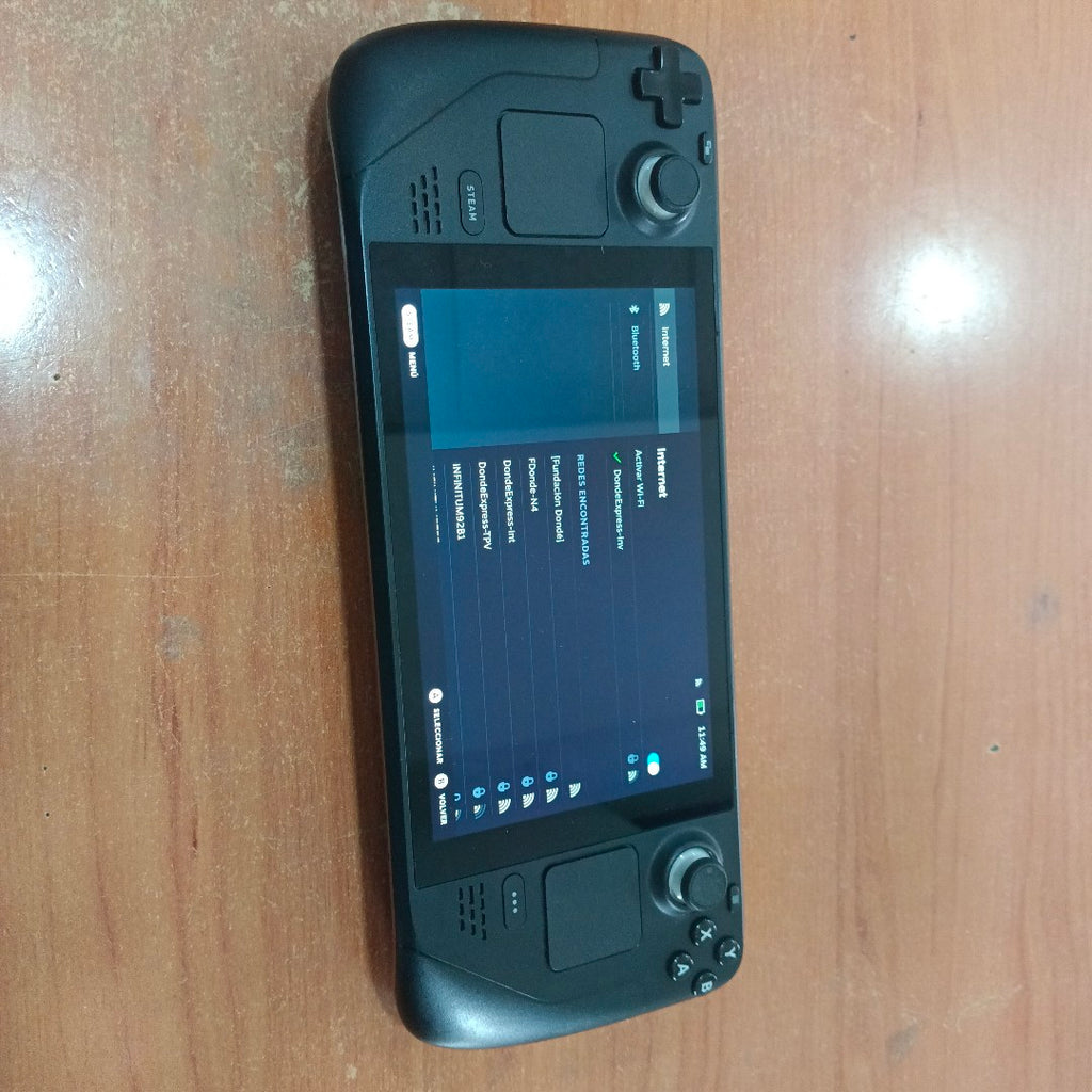CONSOLA DE VIDEOJUEGO VALVE STEAM DECK 1010 512 GB SSD (SEMINUEVO)