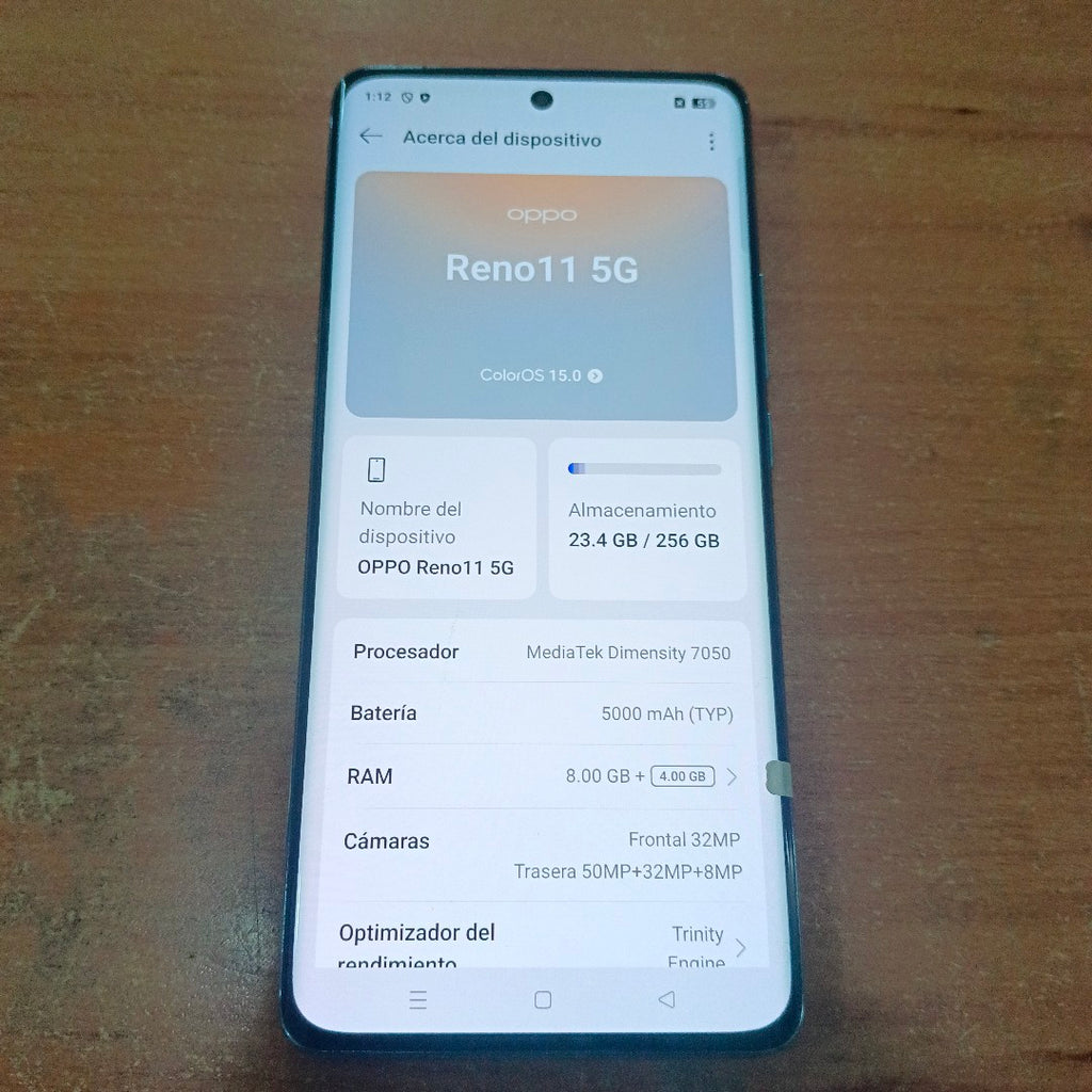 CELULAR OPPO  RENO11 5G CPH2599 (2024) 256 GB 8 GB RAM