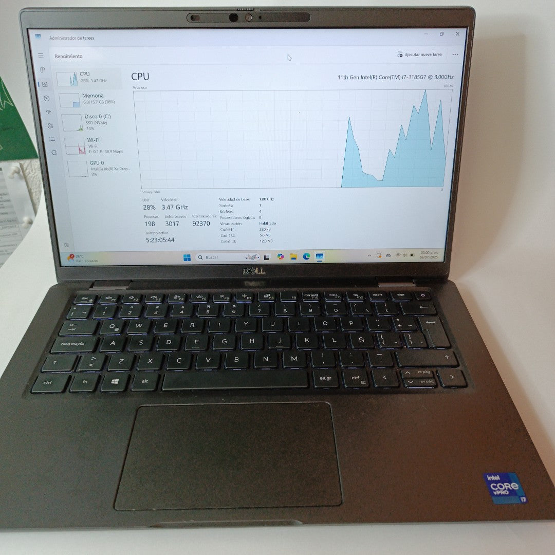 LAPTOP DELL LATITUDE 7420 (2023) 256 GB SSD 16 GB RAM (SEMINUEVO)