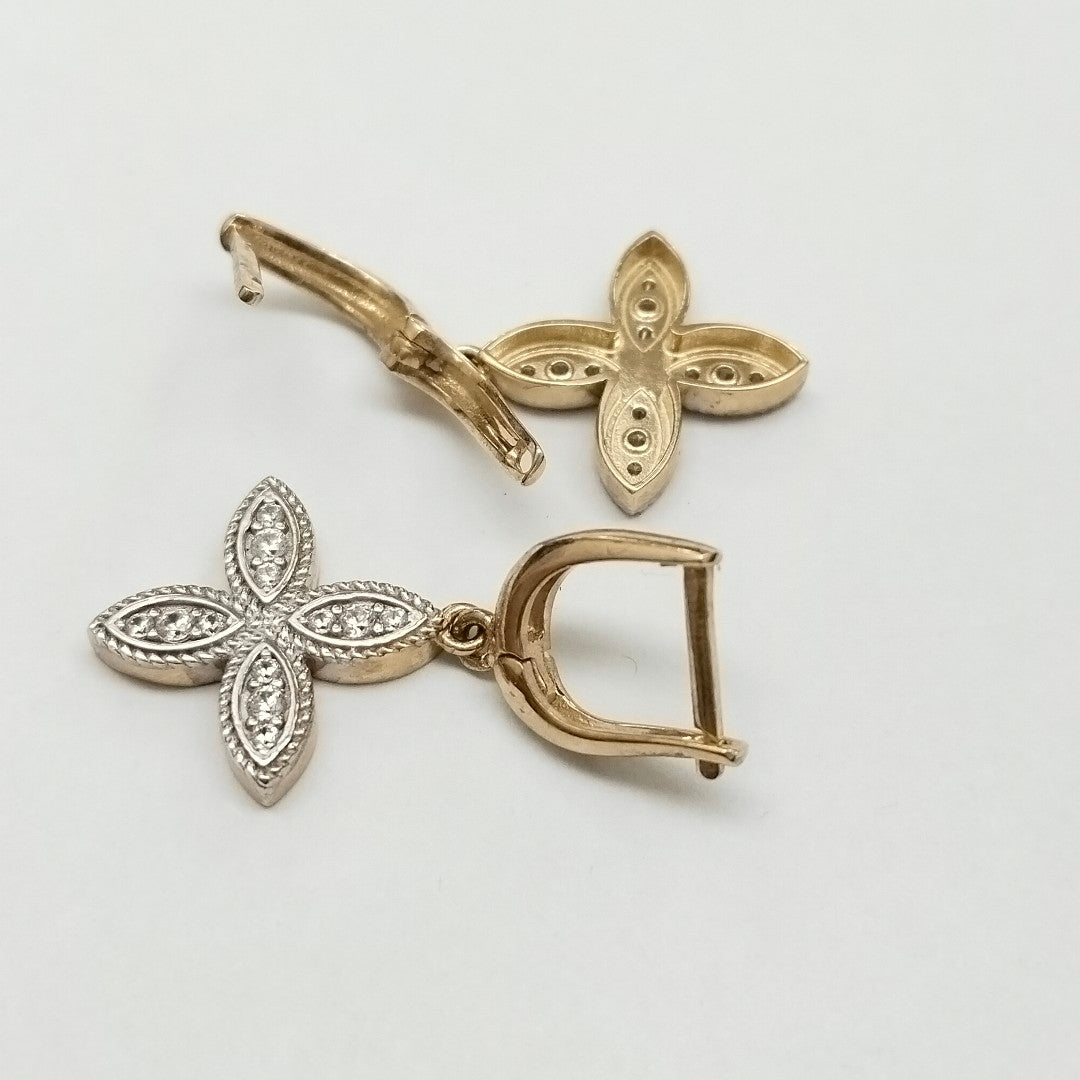 BROQUELES ORO 10K 4.5 (NUEVO)