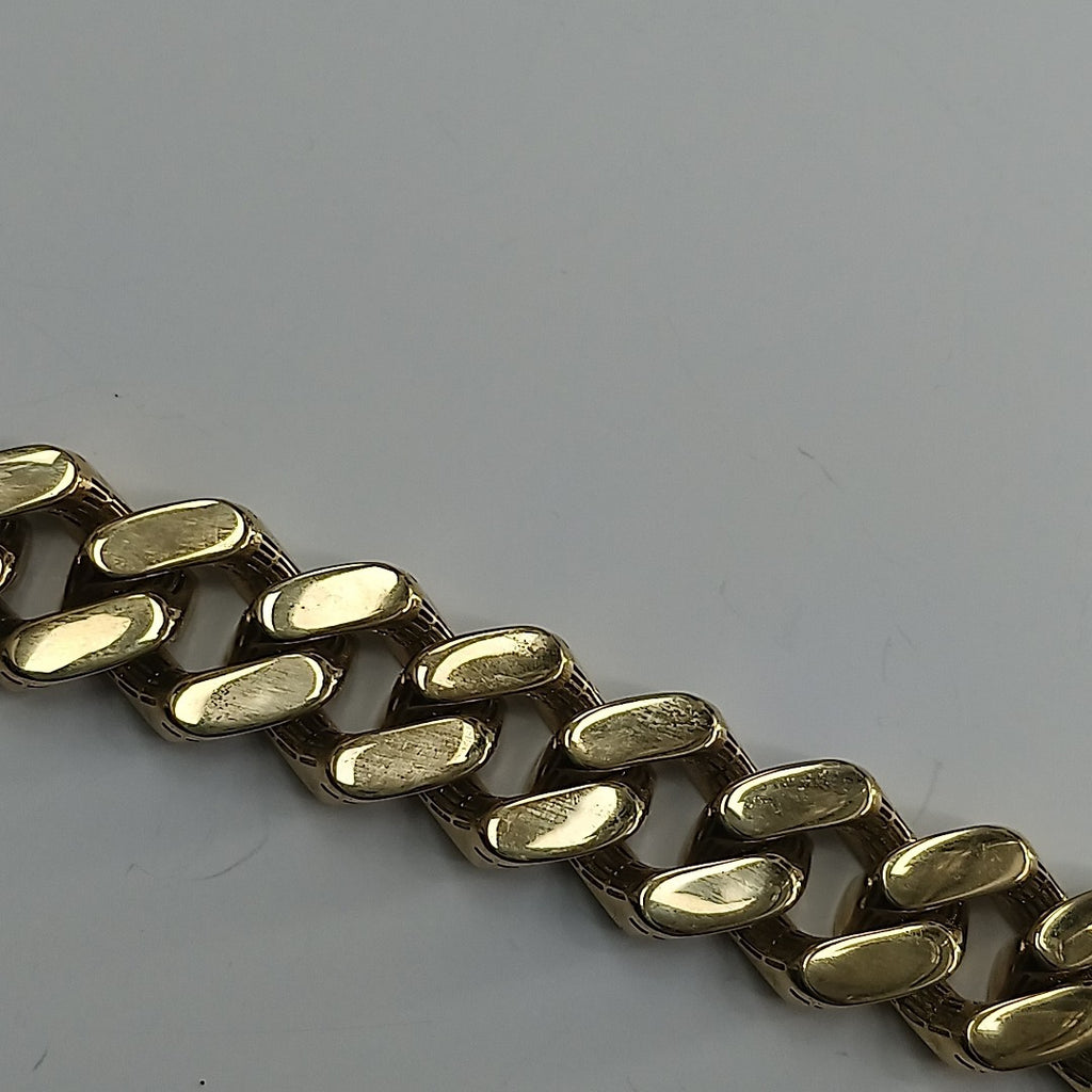 PULSERA CABALLERO MONACO ORO 10K 24 (NUEVO)