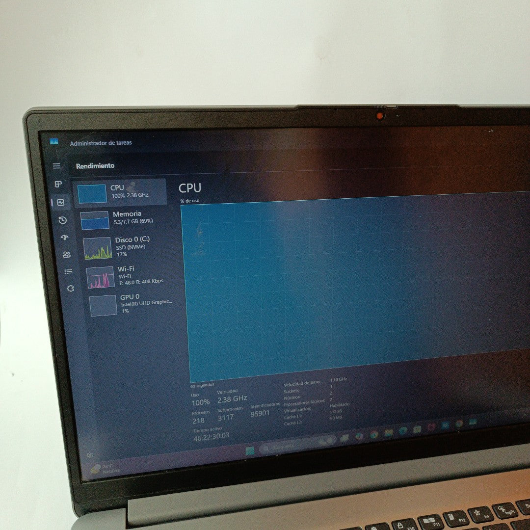 LAPTOP LENOVO IDEAPAD 1 15IGL7 (2023) 256 GB SSD 8 GB RAM (SEMINUEVO)