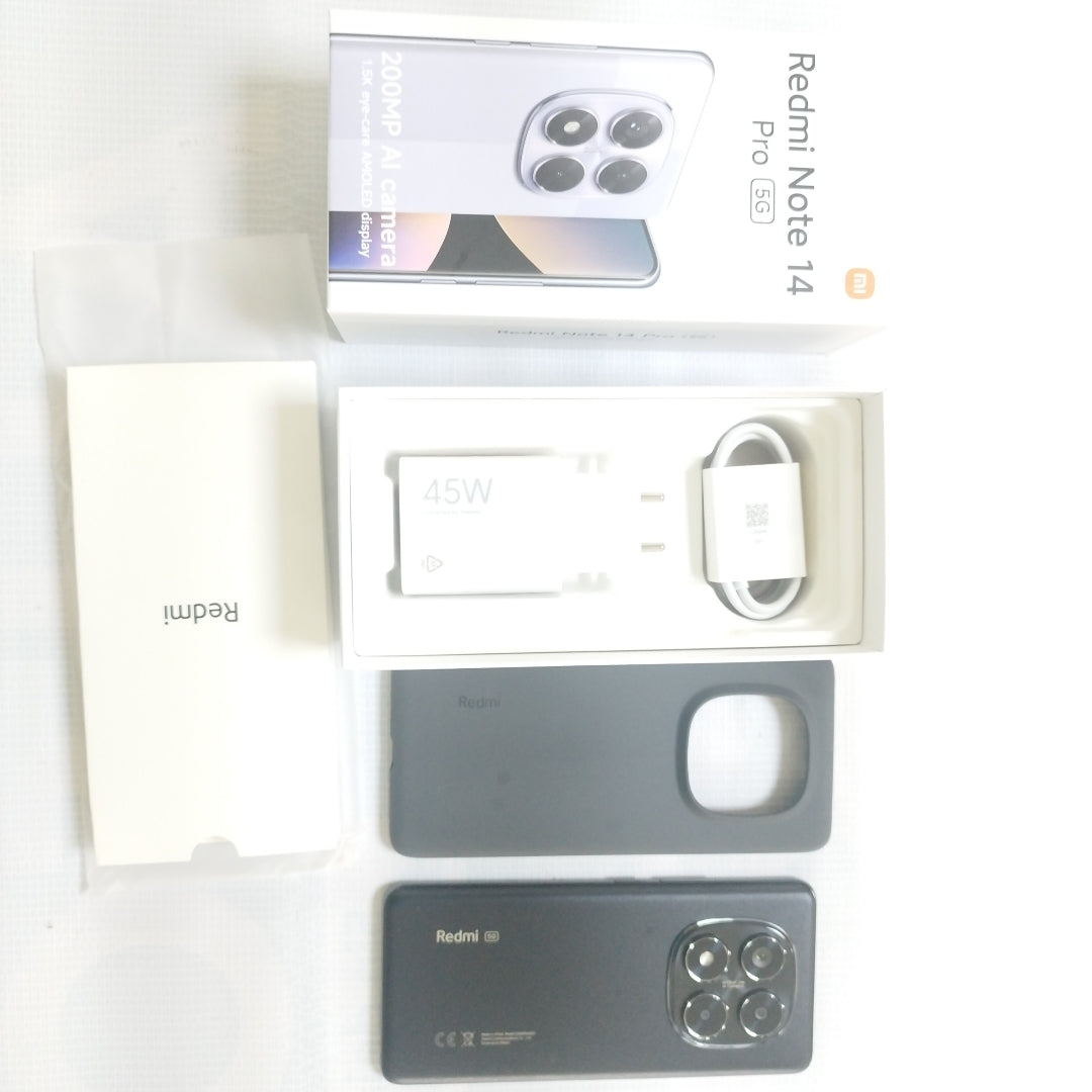 CELULAR XIAOMI REDMI NOTE 14 PRO 5G 24090RA29G (2025) 256 GB 8 GB RAM (SEMINUEVO)