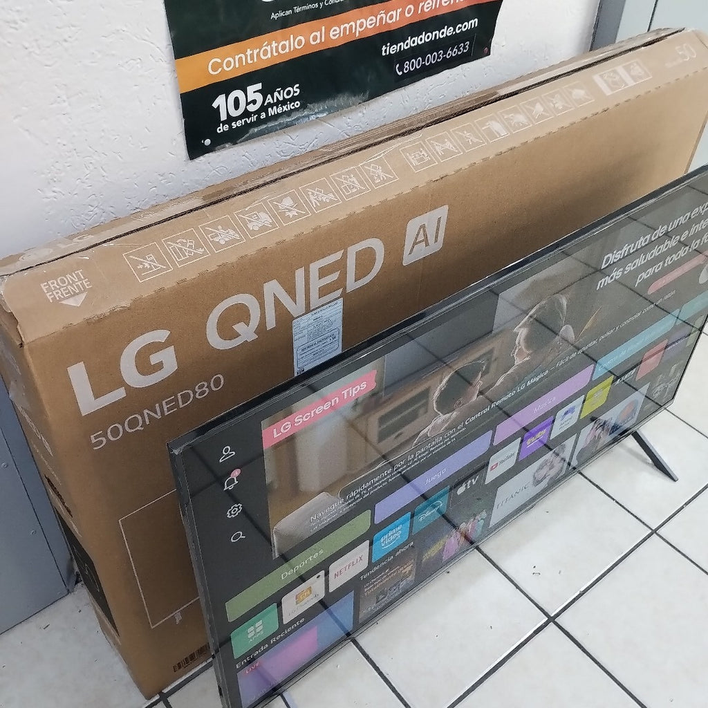 PANTALLA LG 50QNED80TSA (2024) 50" QNED 4K (SEMINUEVO)