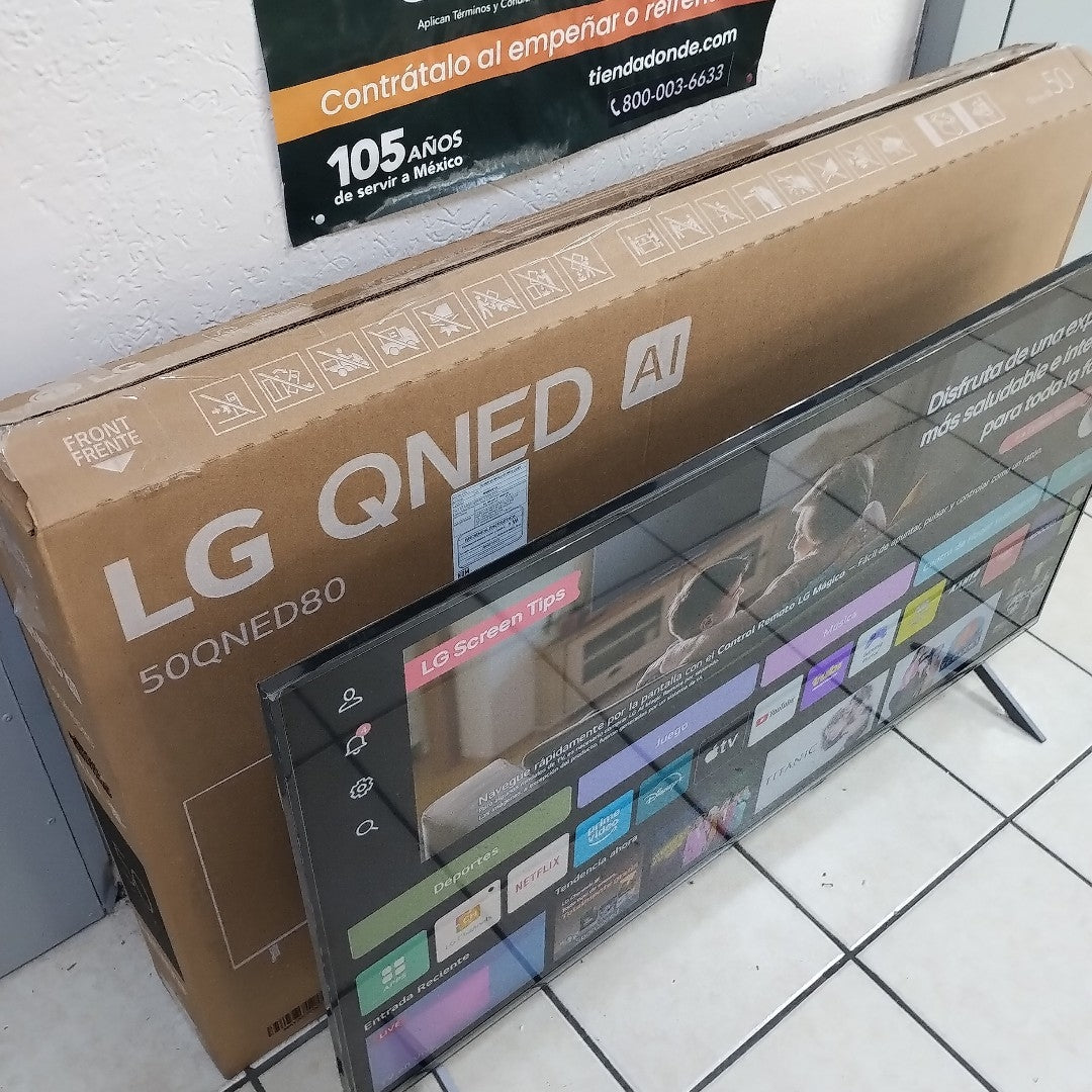 PANTALLA LG 50QNED80TSA (2024) 50" QNED 4K (SEMINUEVO)