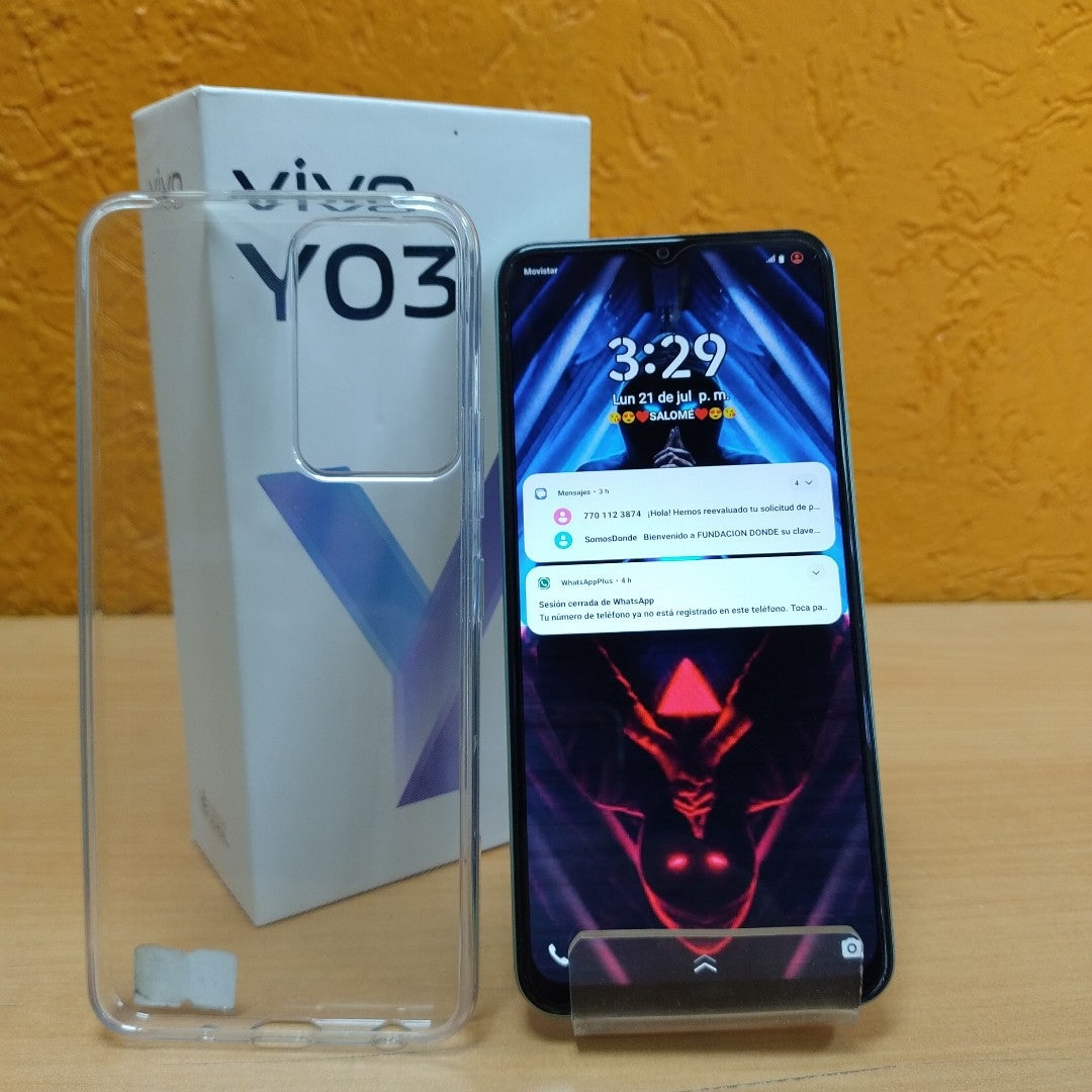 CELULAR VIVO Y03 V2332 (2024) 128 GB 4 GB RAM (SEMINUEVO)