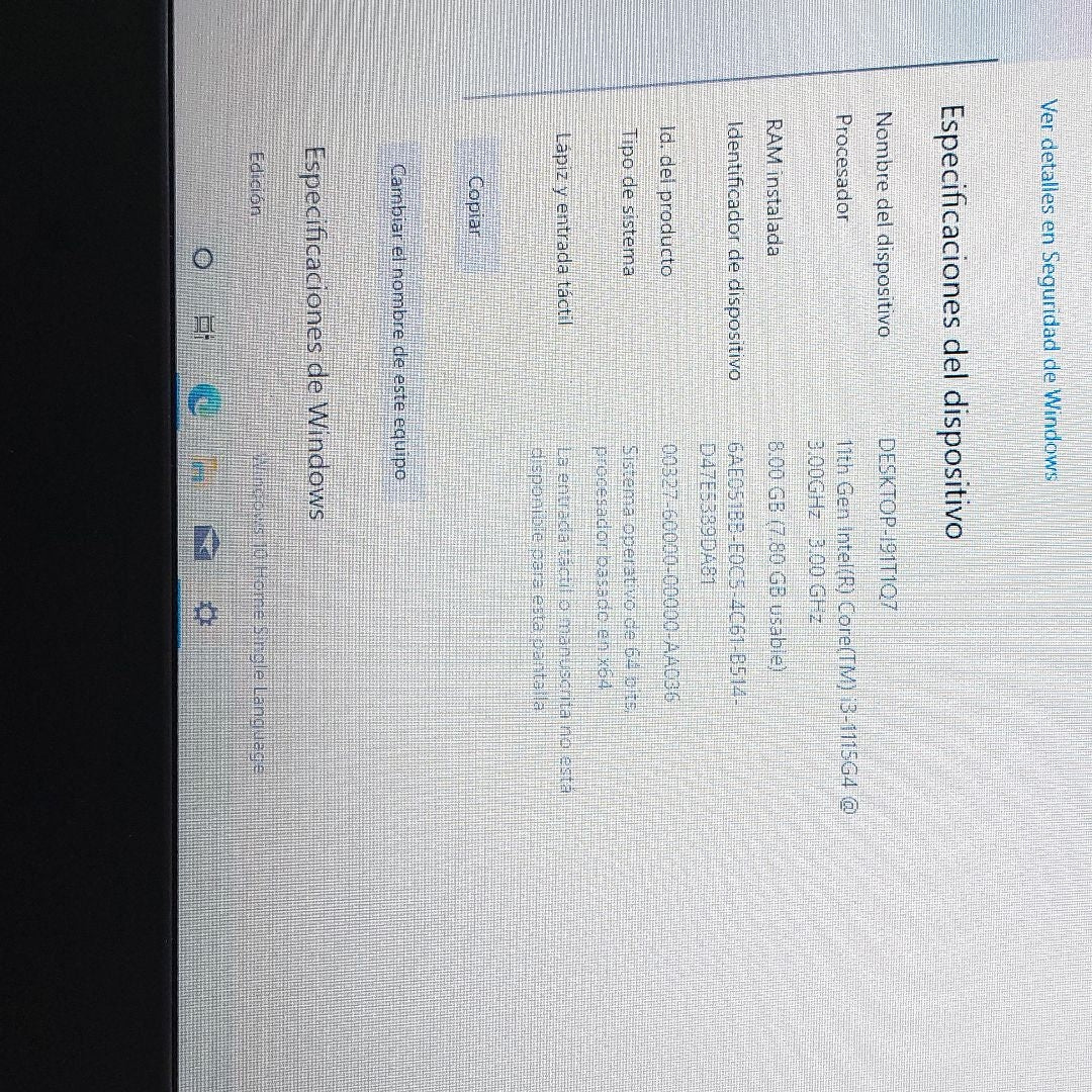 LAPTOP LENOVO IDEAPAD 3 14ITL05 (2022) 256 GB SSD 8 GB RAM (SEMINUEVO)