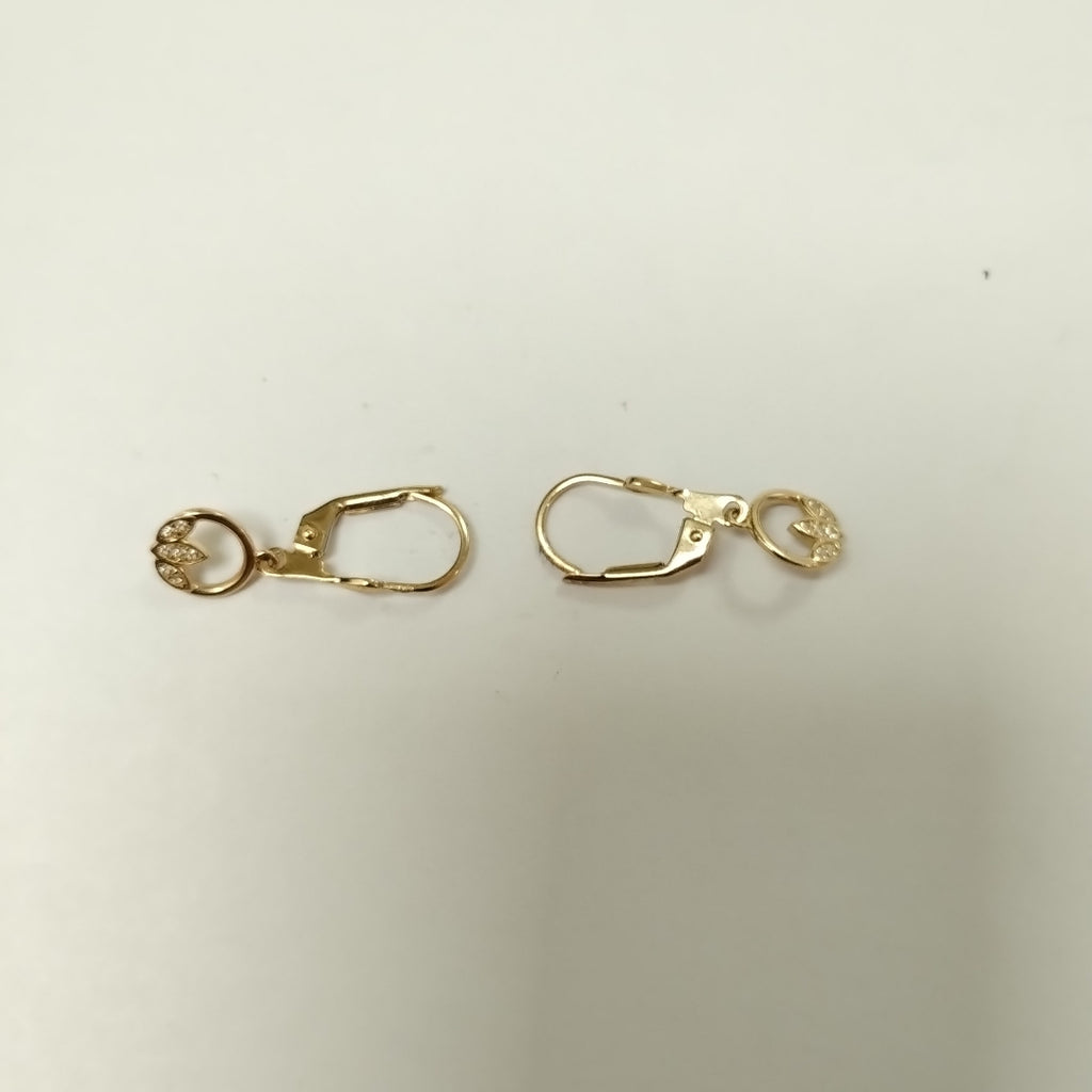 BROQUELES ORO 14K 2 (NUEVO)