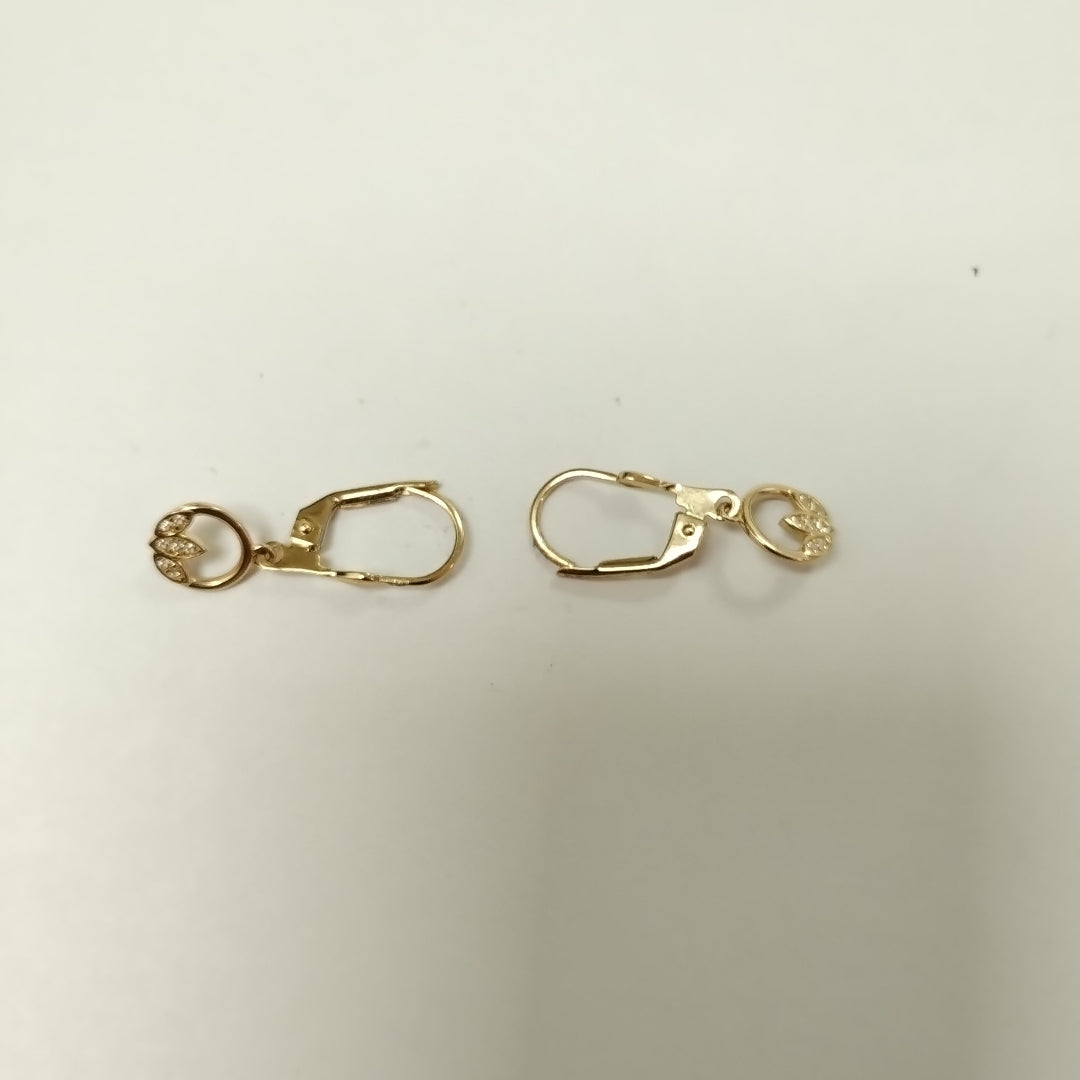 BROQUELES ORO 14K 2 (NUEVO)