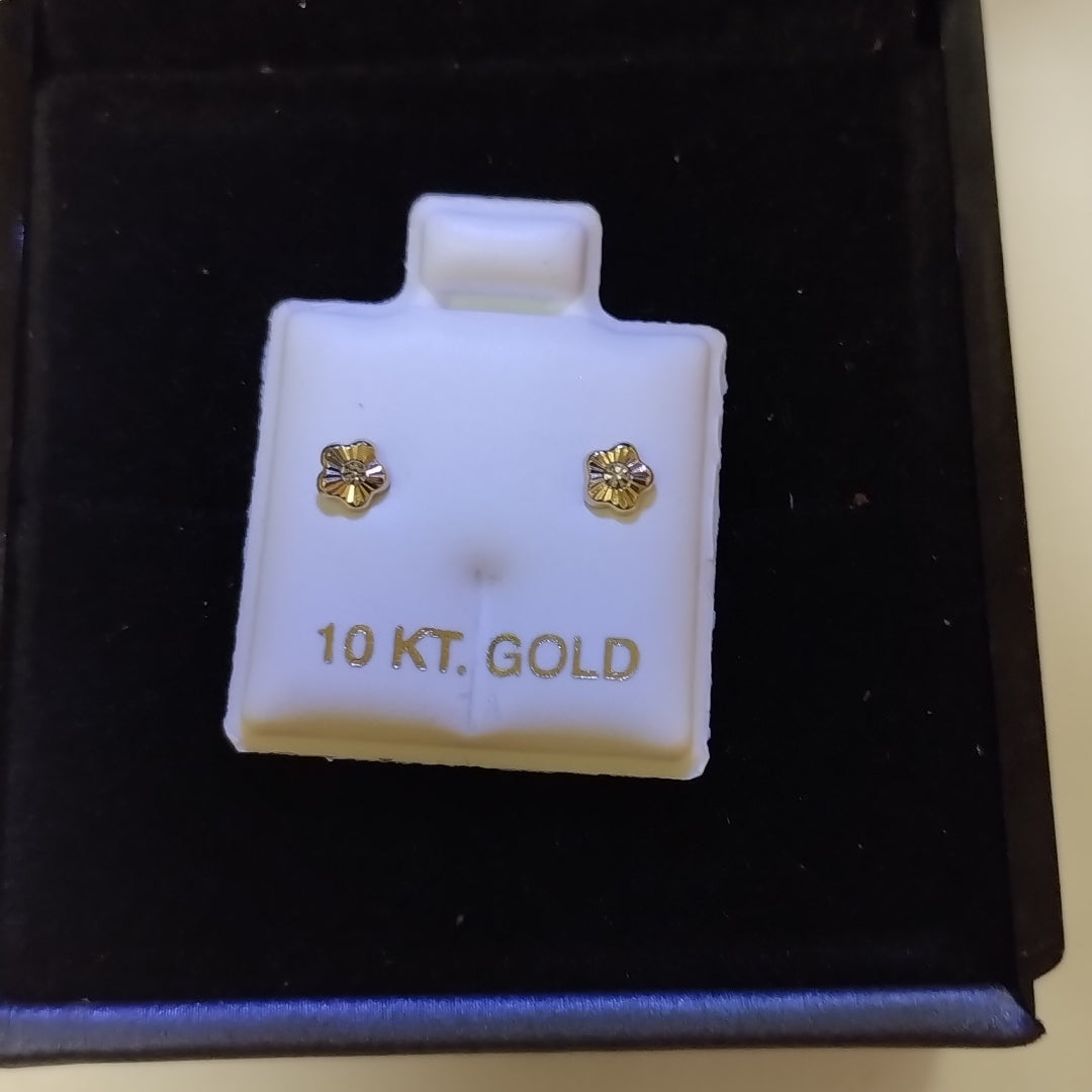 BROQUELES ORO 10K 1 (NUEVO)