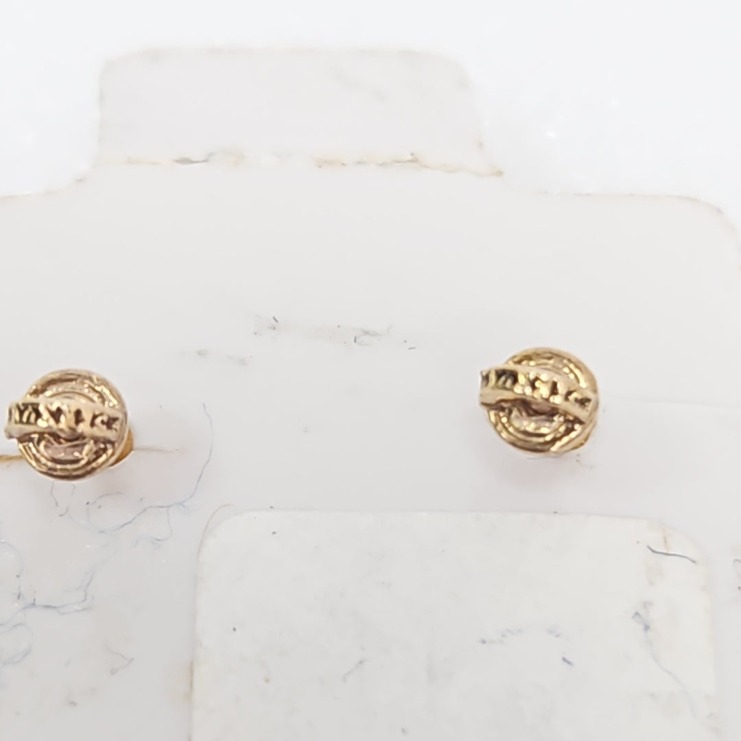 BROQUELES ORO 14K 1 (NUEVO)