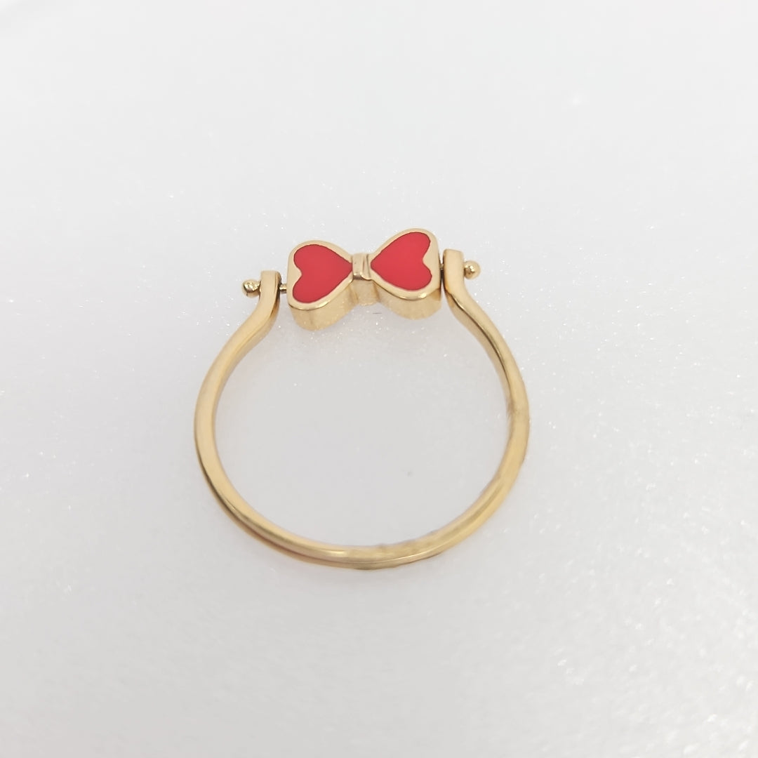10160ANI73755B808 FRD10 ANILLOS DAMA ORO 14K 1.9GRS (NUEVO)