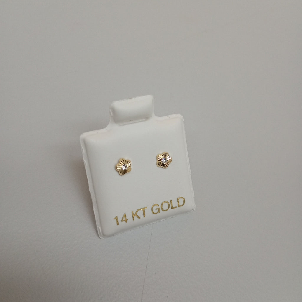 BROQUELES ORO 14K 1 (NUEVO)