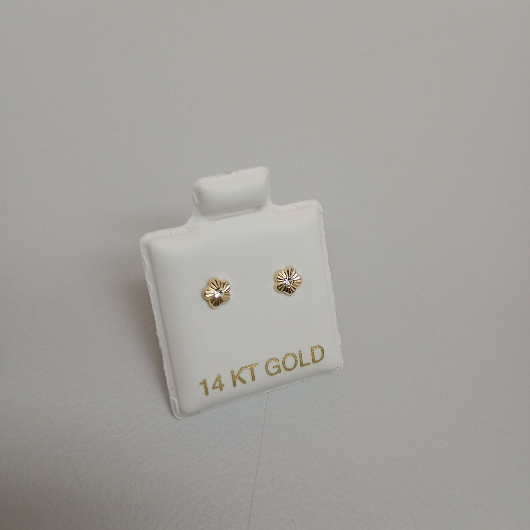 BROQUELES ORO 14K 1 (NUEVO)