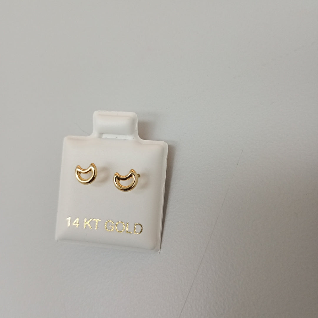 BROQUELES ORO 14K 1 (NUEVO)