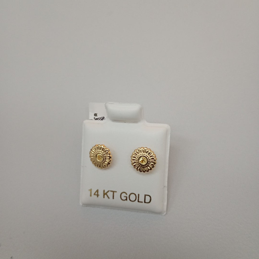 BROQUELES ORO 14K 1 (NUEVO)