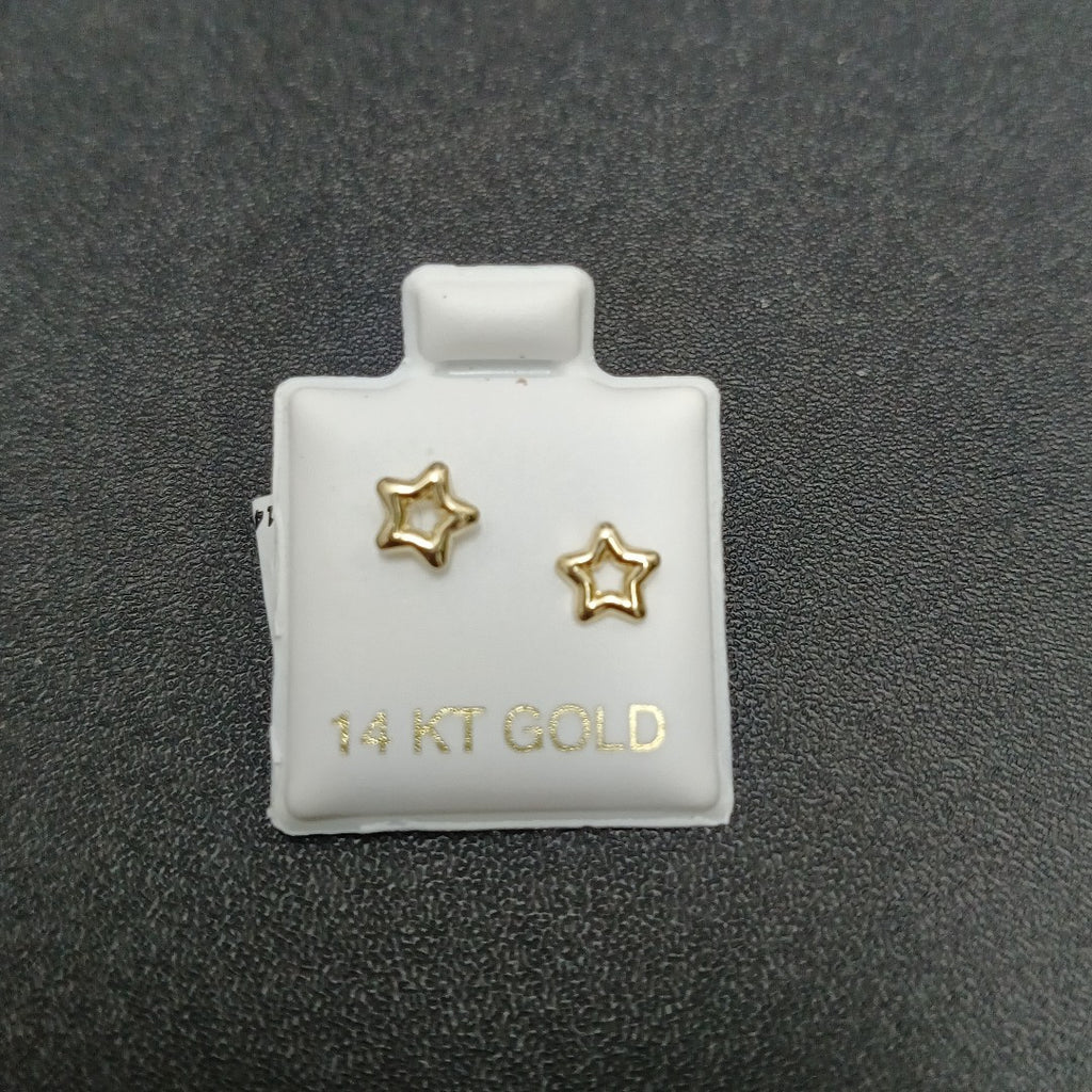 BROQUELES ORO 14K 1 (NUEVO)