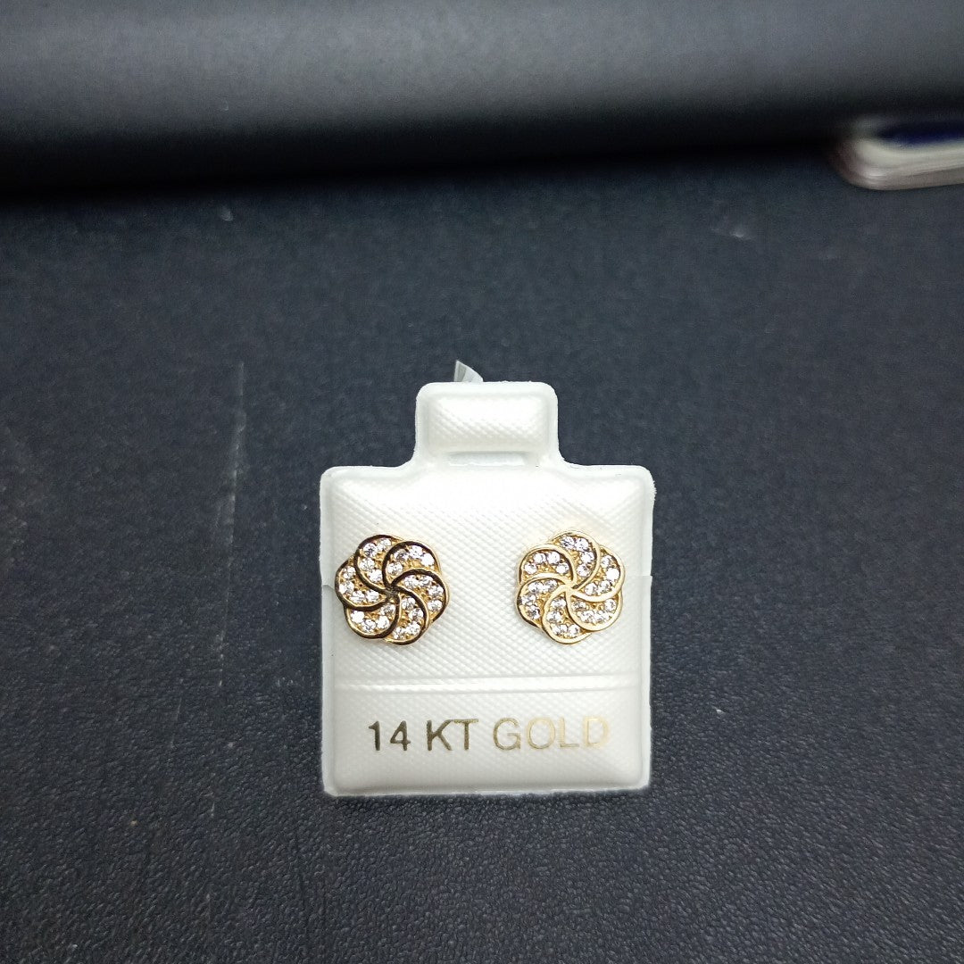 BROQUELES ORO 14K 1.6 (NUEVO)