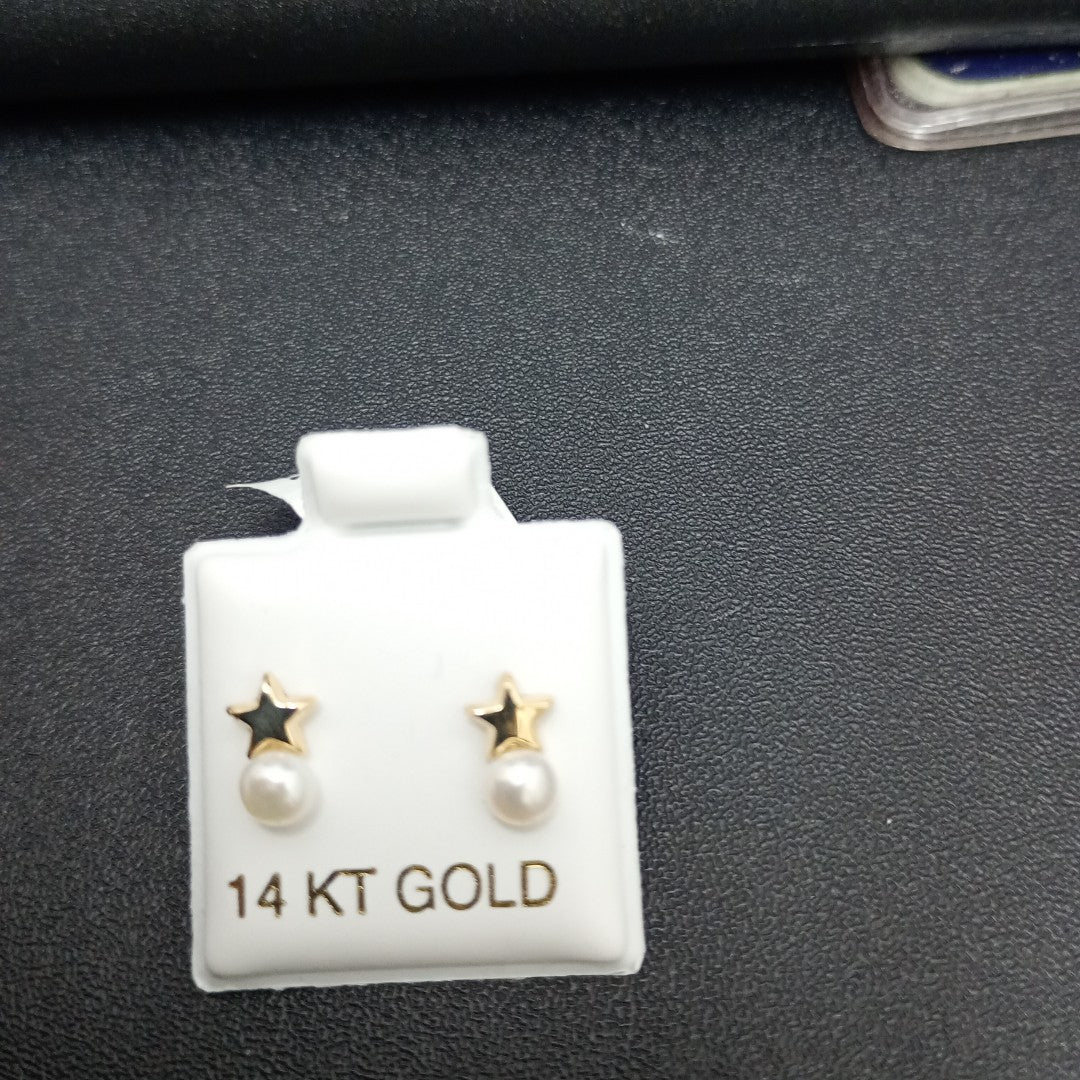 BROQUELES ORO 14K 1 (NUEVO)