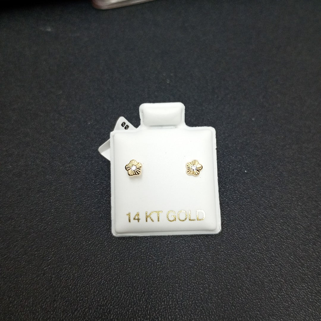 BROQUELES ORO 14K 1 (NUEVO)