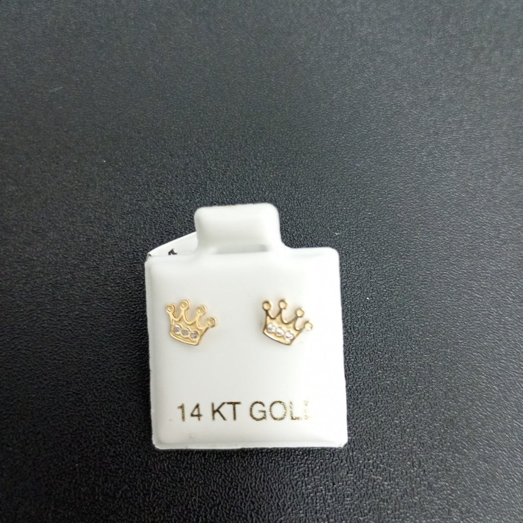 BROQUELES ORO 14K 1 (NUEVO)