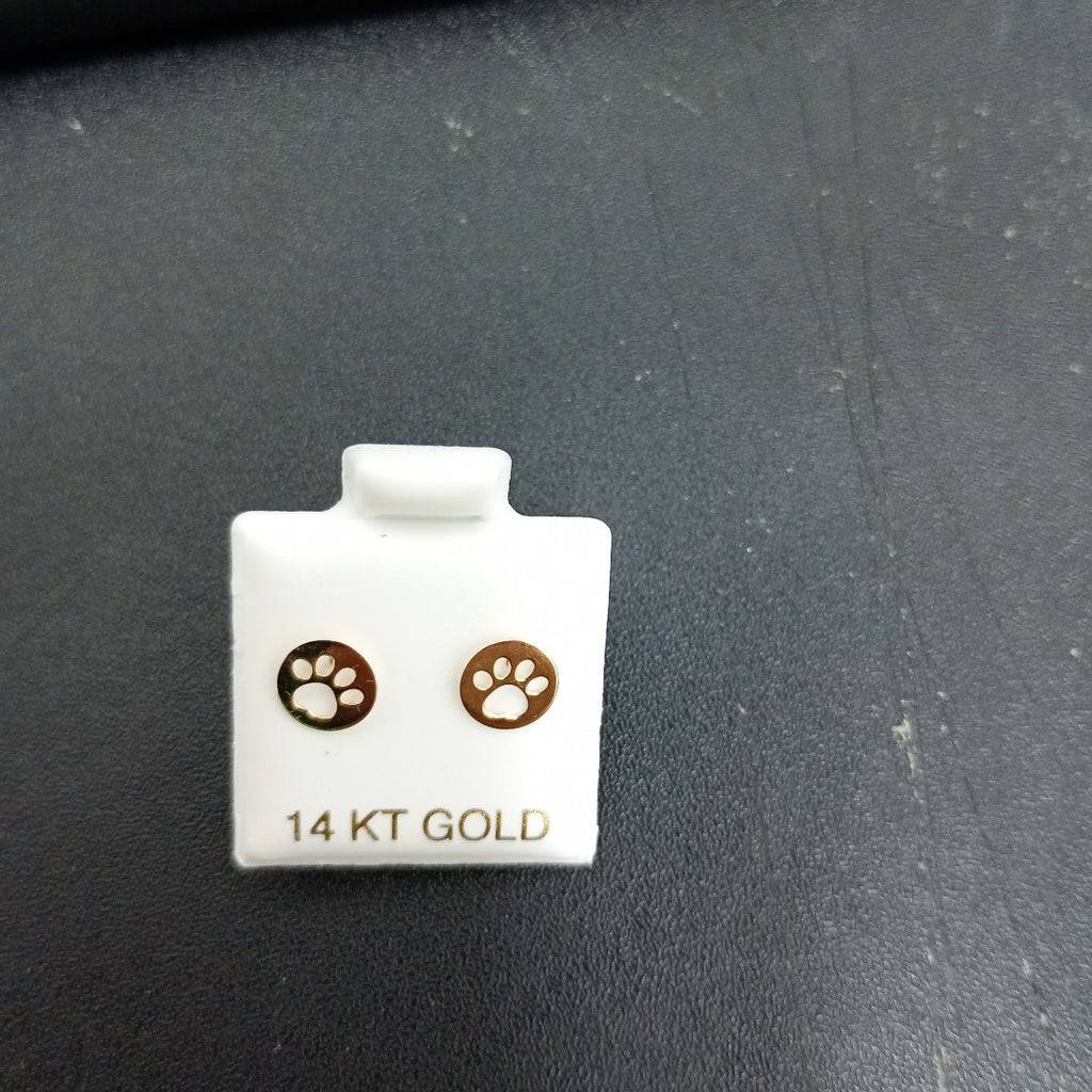 BROQUELES ORO 14K 1 (NUEVO)