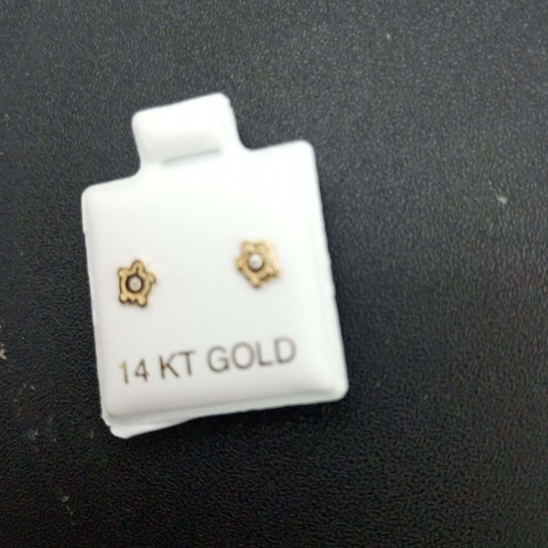 BROQUELES ORO 14K 1 (NUEVO)