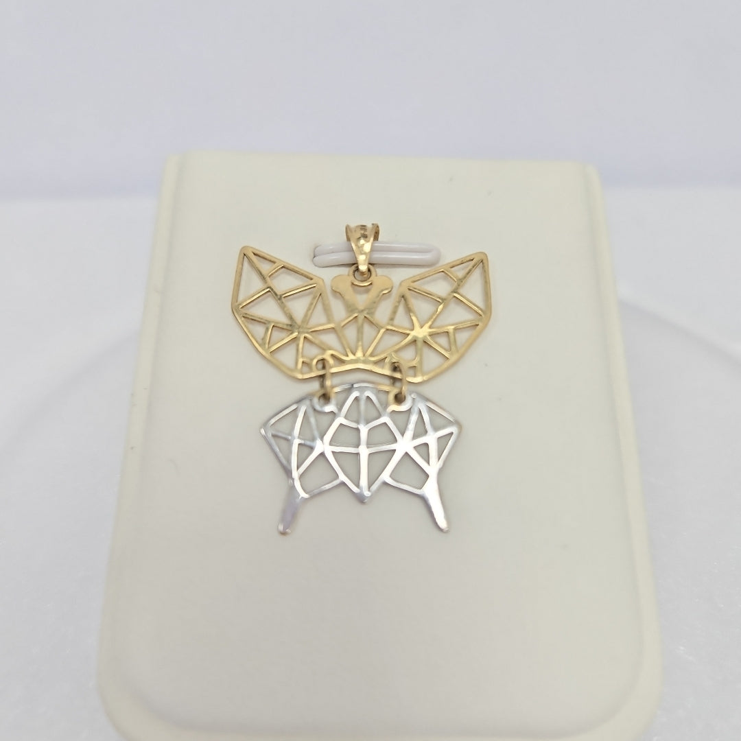 10450DIJ00000B715 FRD7 DIJE DE MARIPOSA 2 OROS ORO 14K 1.4GRS (NUEVO)