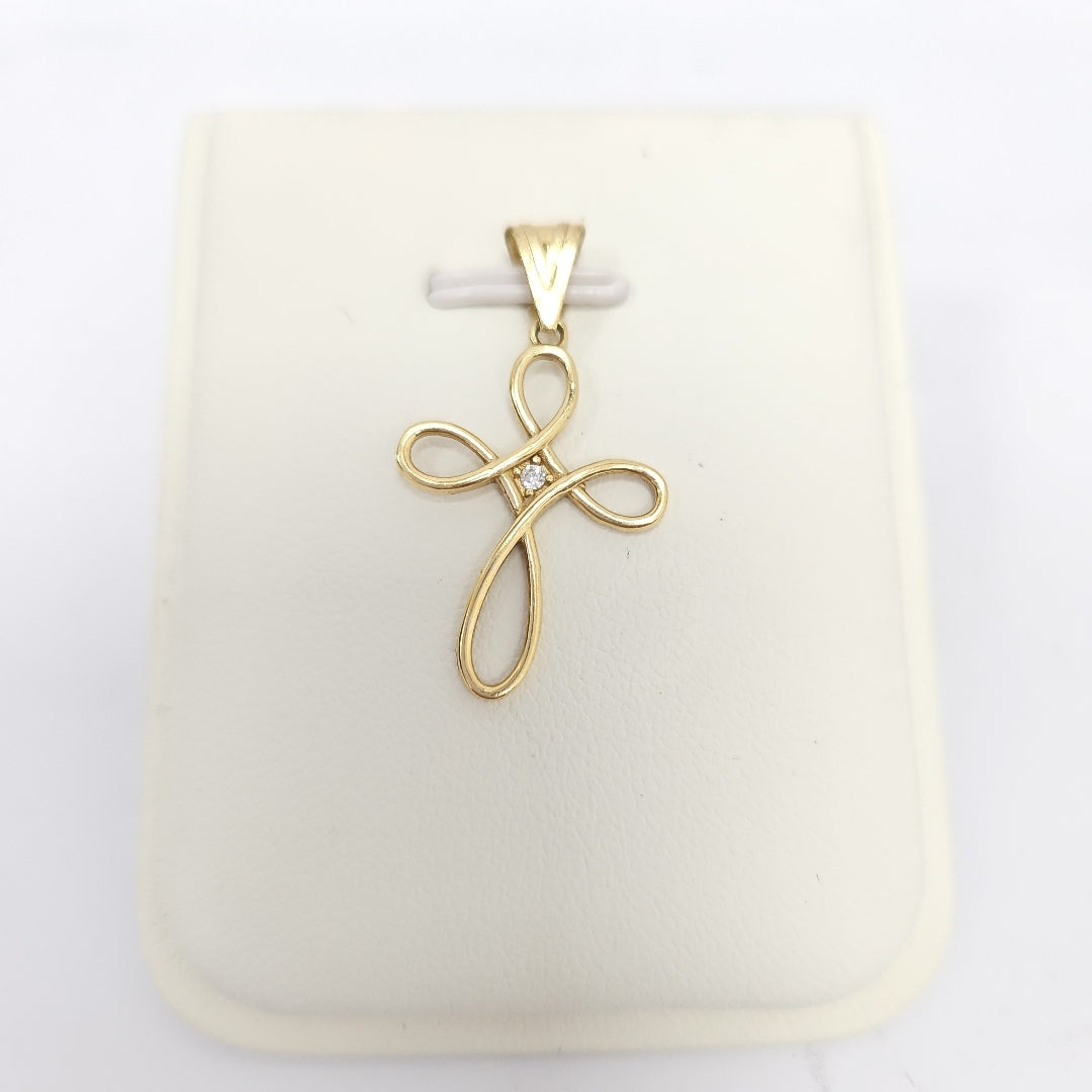 10418CRU90300B718 FRD11 CRUCES ORO 14K 1.1GRS (NUEVO)