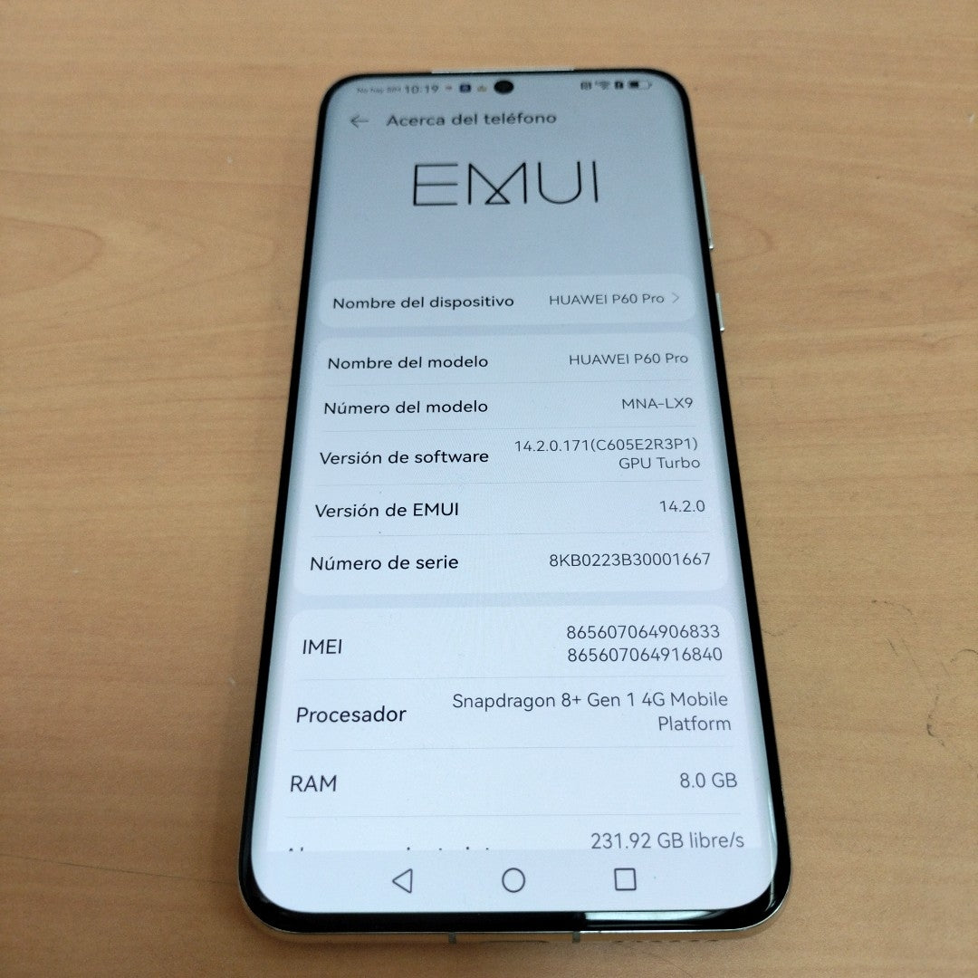 CELULAR HUAWEI P60 PRO MNA-LX9 (2023) 256 GB 8 GB RAM (SEMINUEVO)