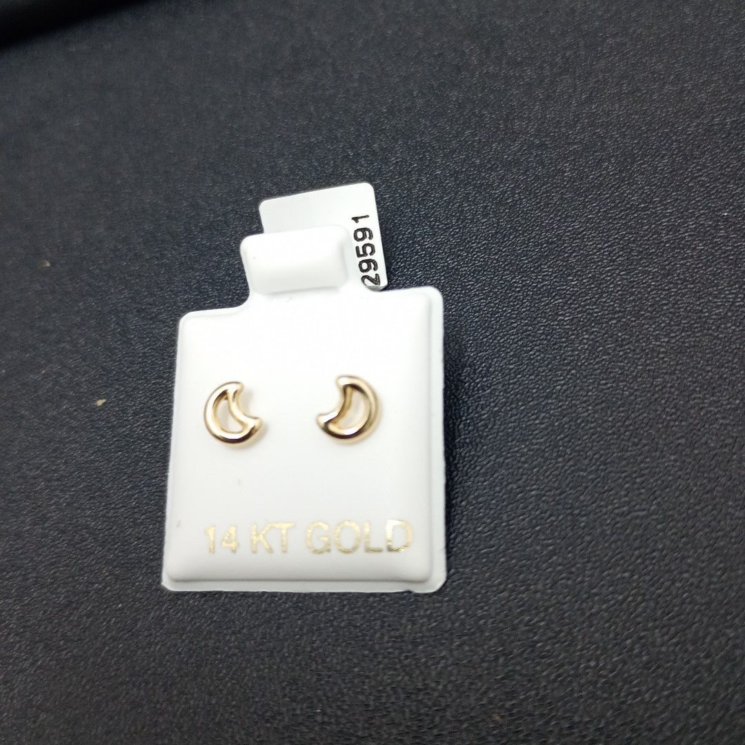 BROQUELES ORO 14K 1 (NUEVO)