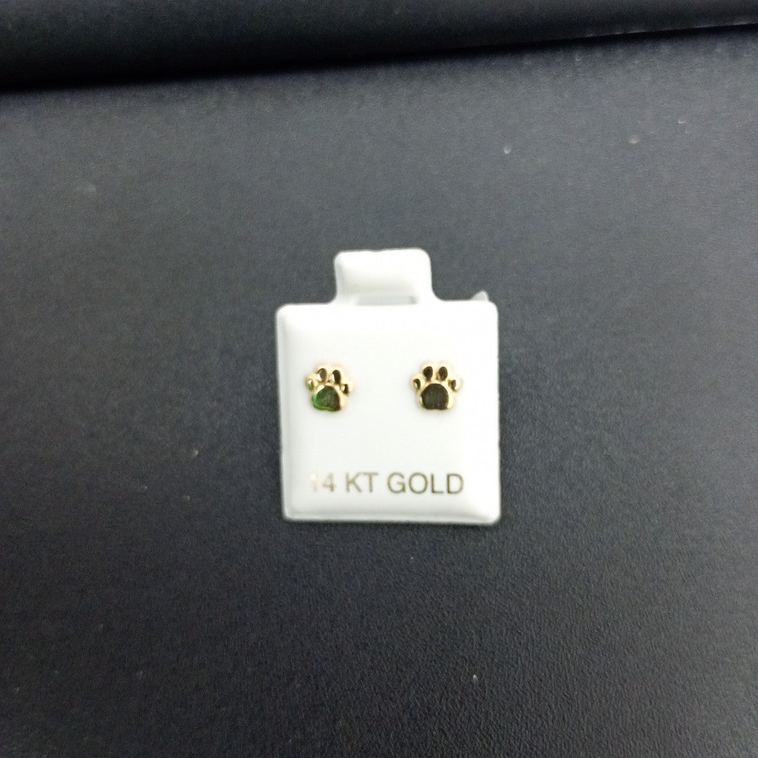 BROQUELES ORO 14K 1 (NUEVO)