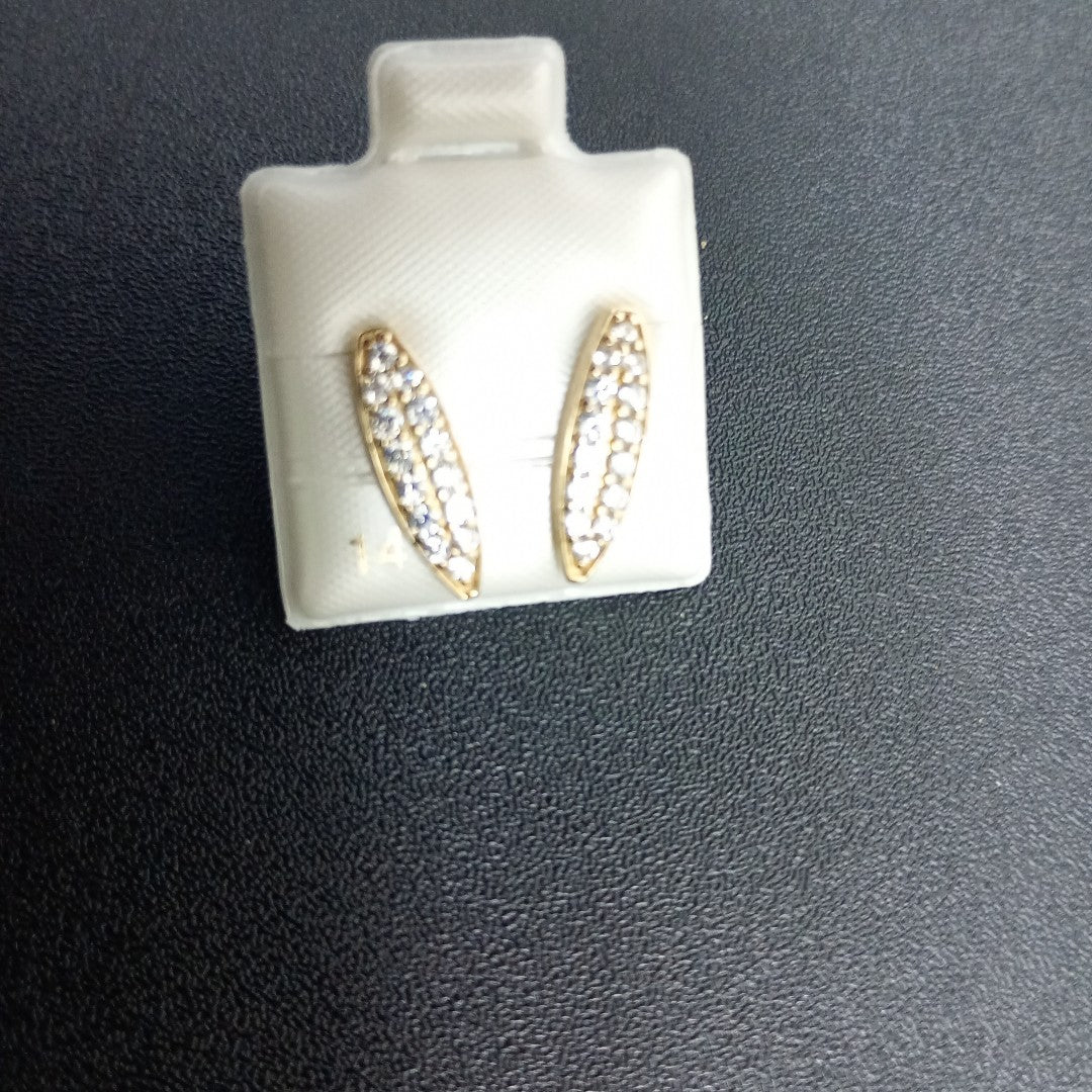 BROQUELES ORO 14K 1.8 (NUEVO)
