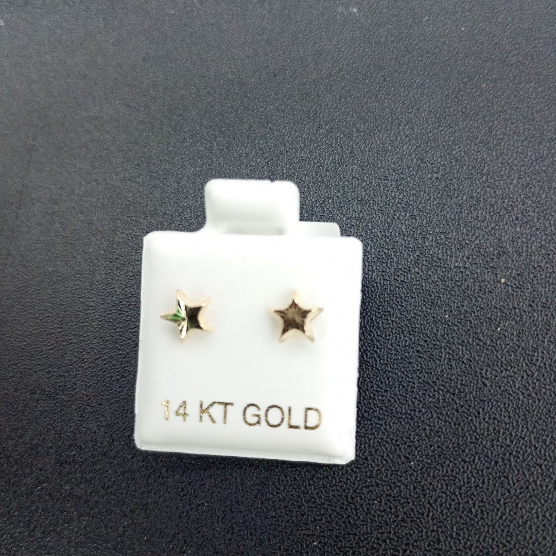 BROQUELES ORO 14K 1 (NUEVO)
