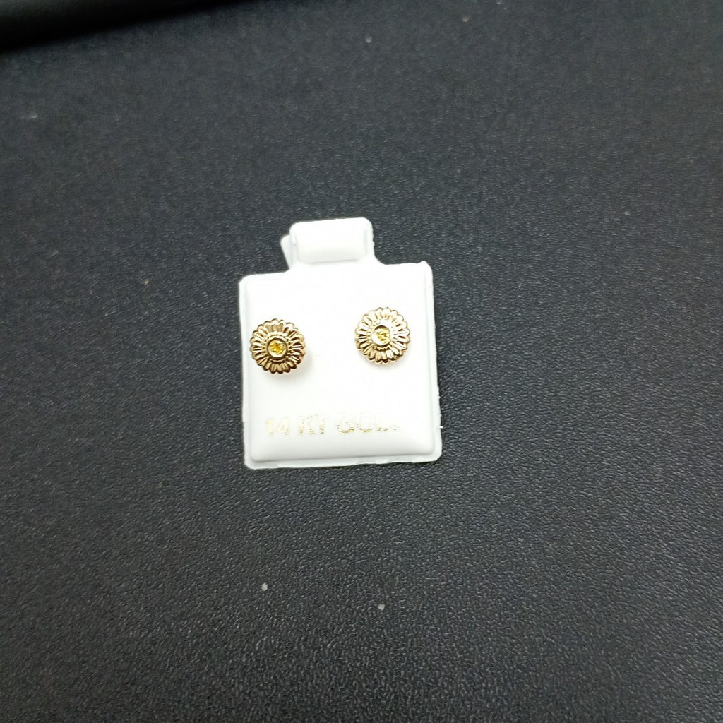 BROQUELES ORO 14K 1 (NUEVO)