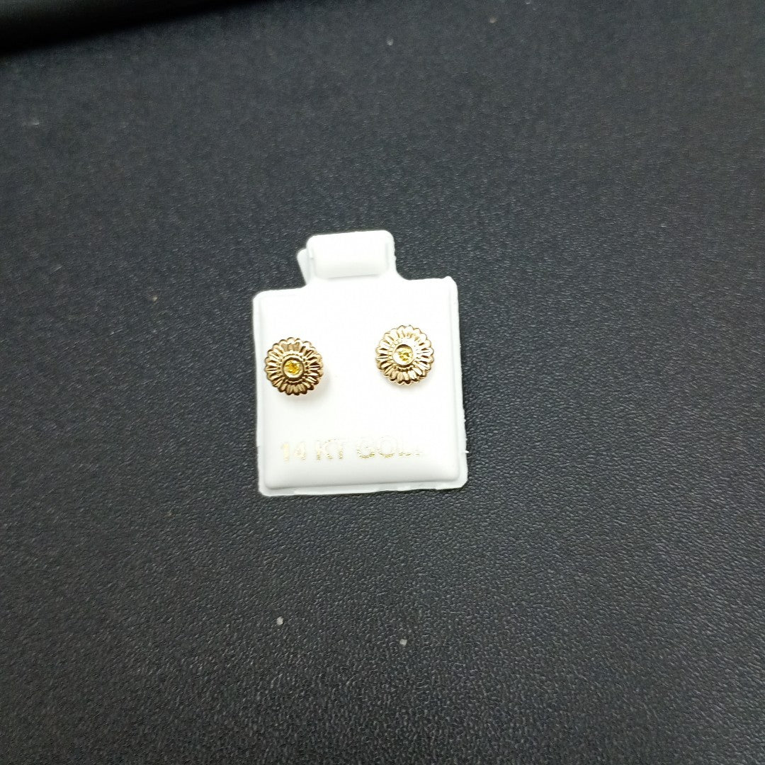 BROQUELES ORO 14K 1 (NUEVO)