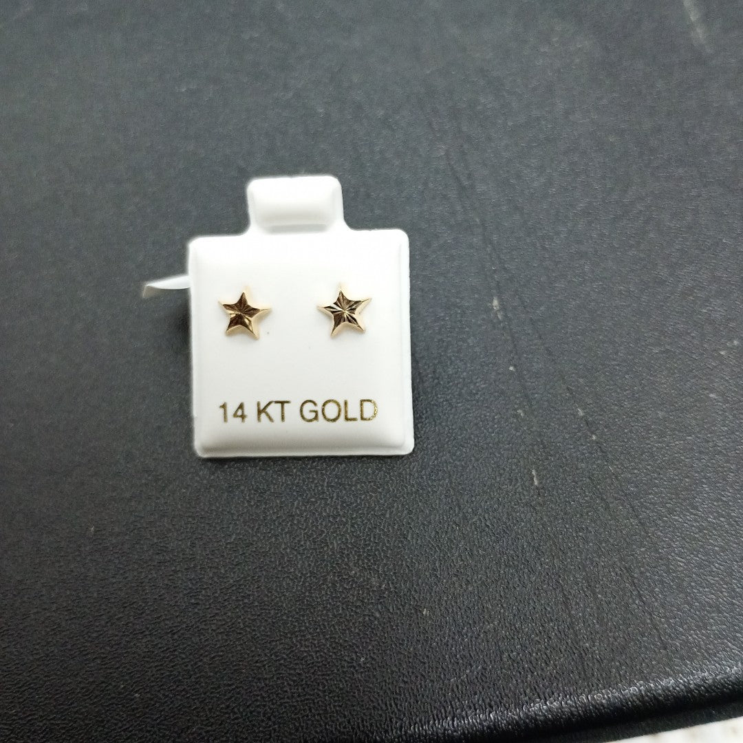 BROQUELES ORO 14K 1 (NUEVO)