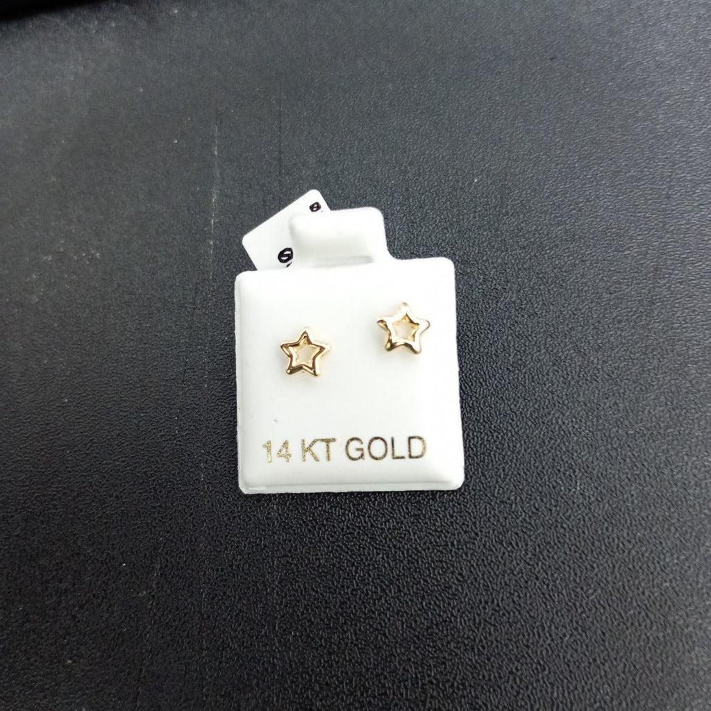 BROQUELES ORO 14K 1 (NUEVO)
