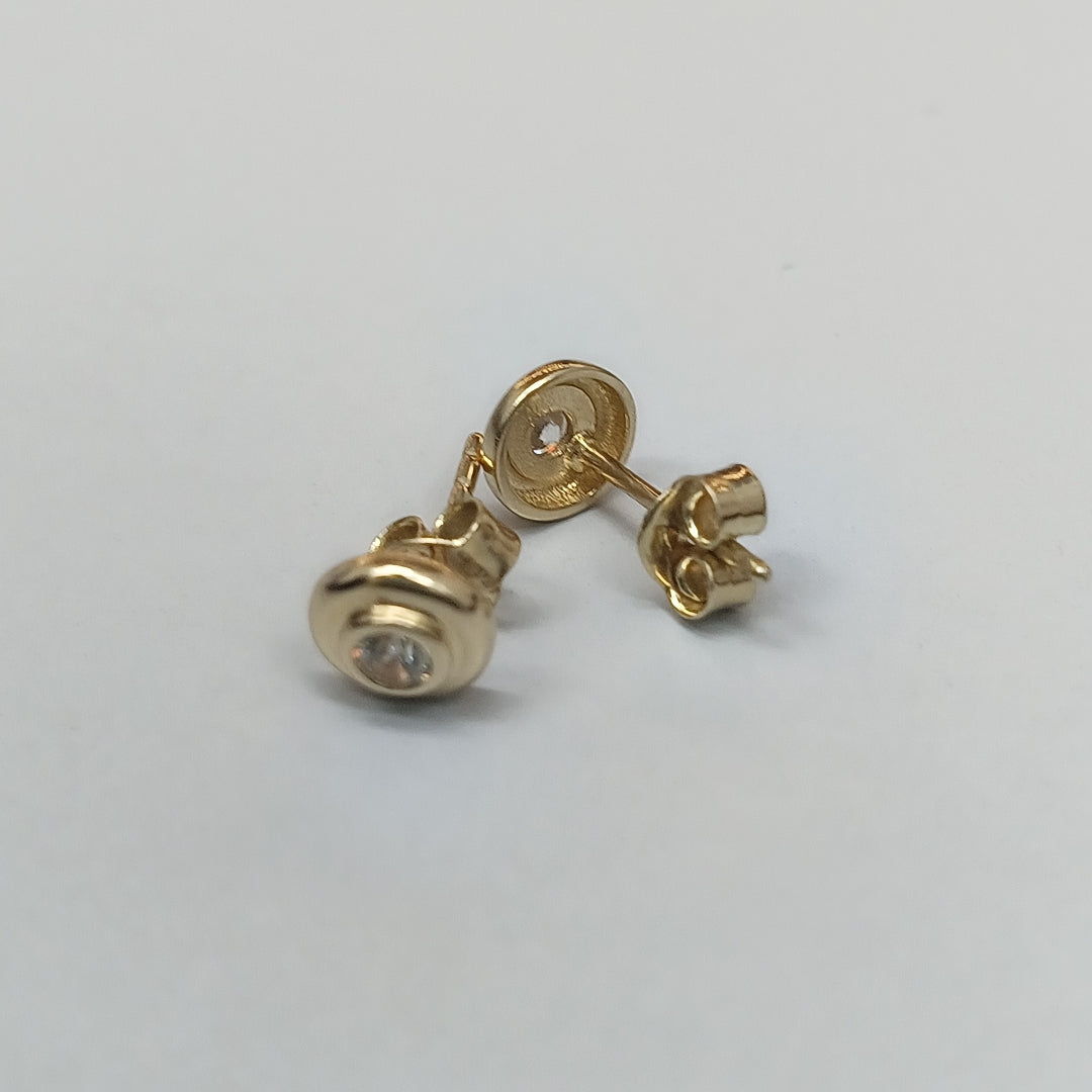 BROQUELES ORO 14K 1.2 (NUEVO)