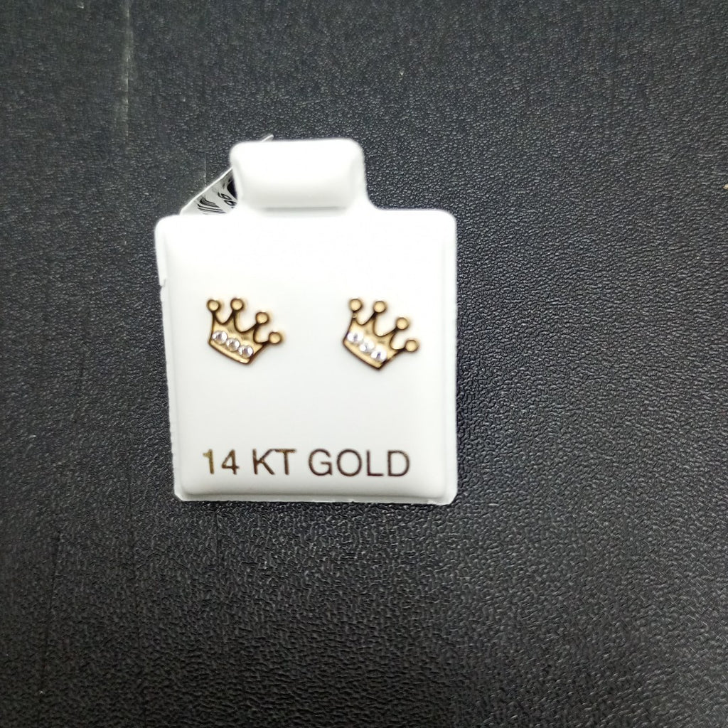 BROQUELES ORO 14K 1 (NUEVO)