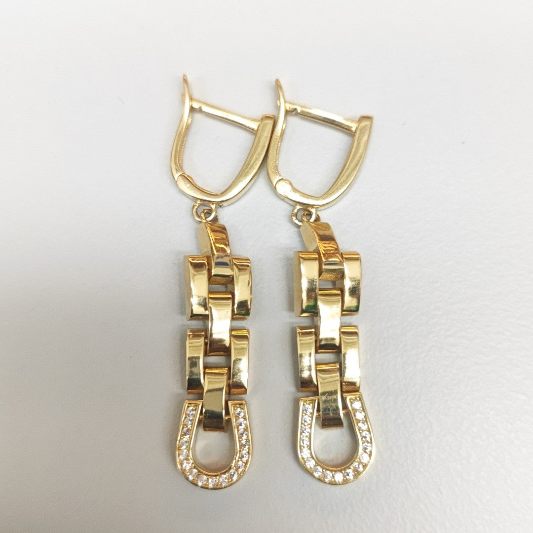 BROQUELES ORO 14K 7.2 (NUEVO)