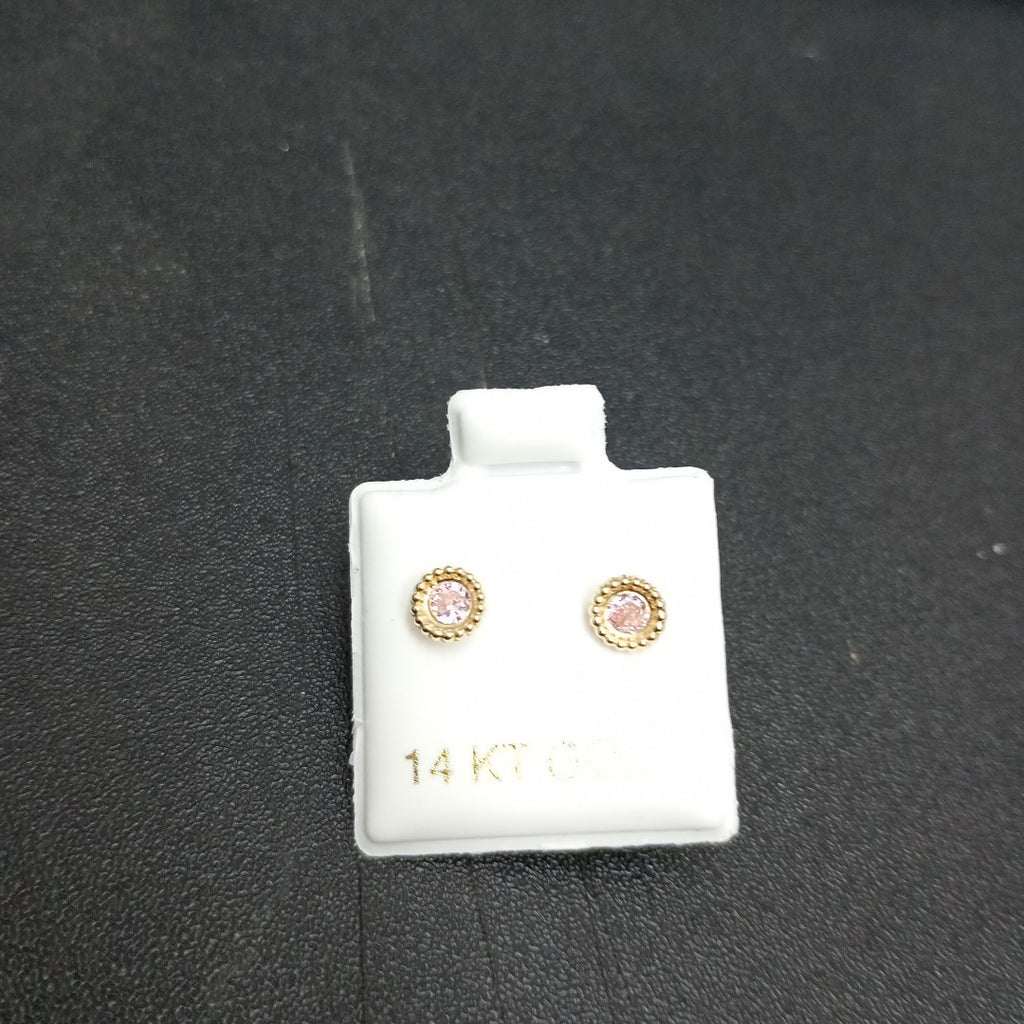 BROQUELES ORO 14K 1 (NUEVO)