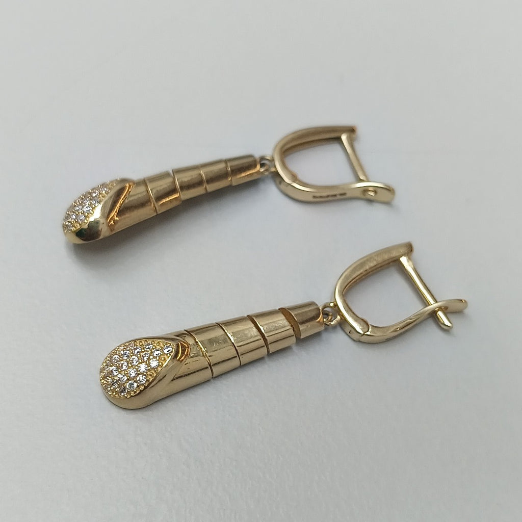 BROQUELES ORO 14K 5.8 (NUEVO)
