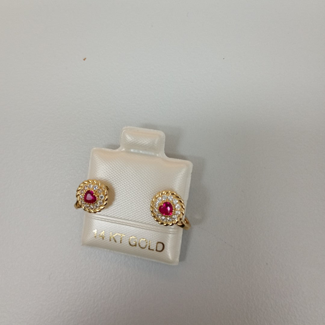 BROQUELES ORO 14K 1.3 (NUEVO)