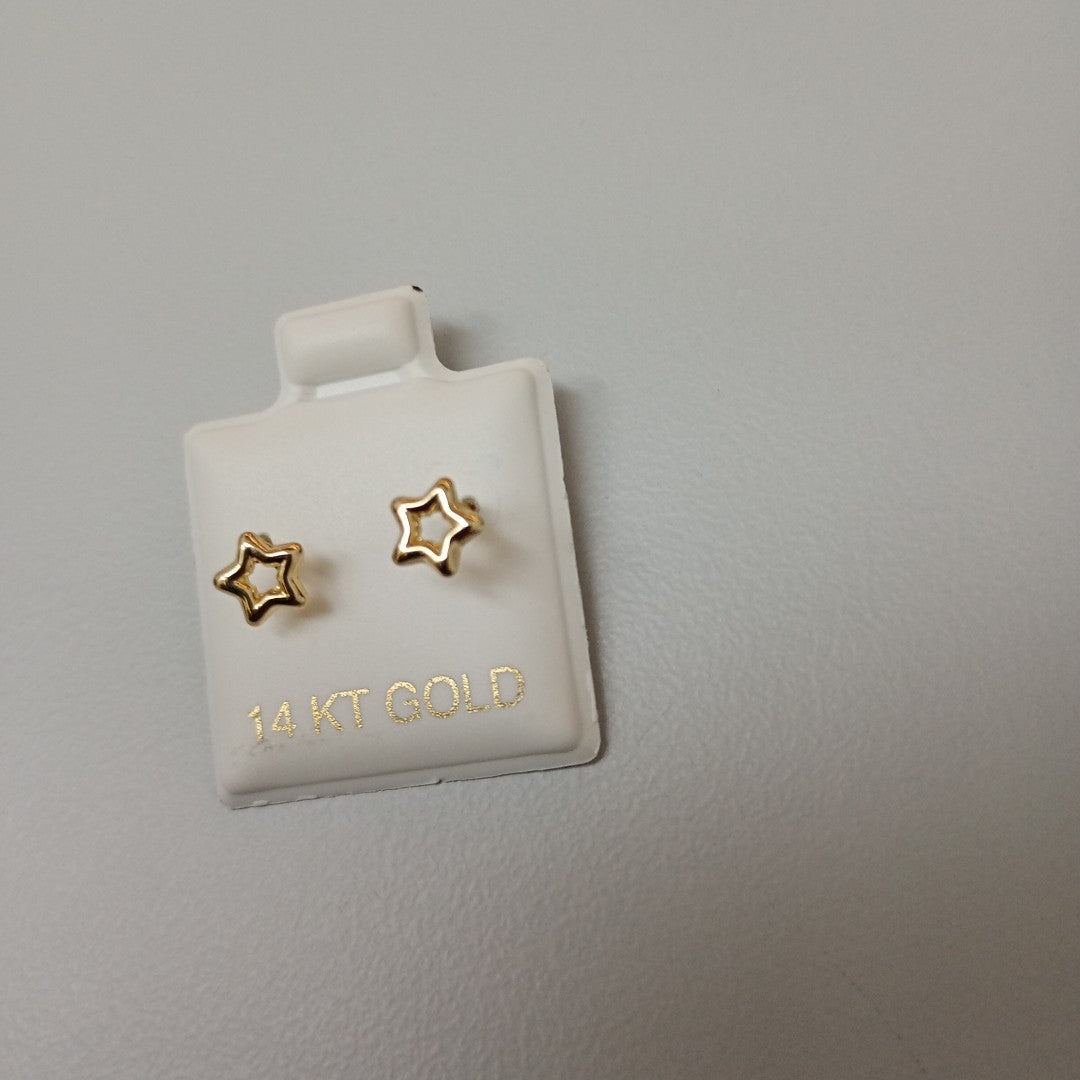 BROQUELES ORO 14K 1 (NUEVO)