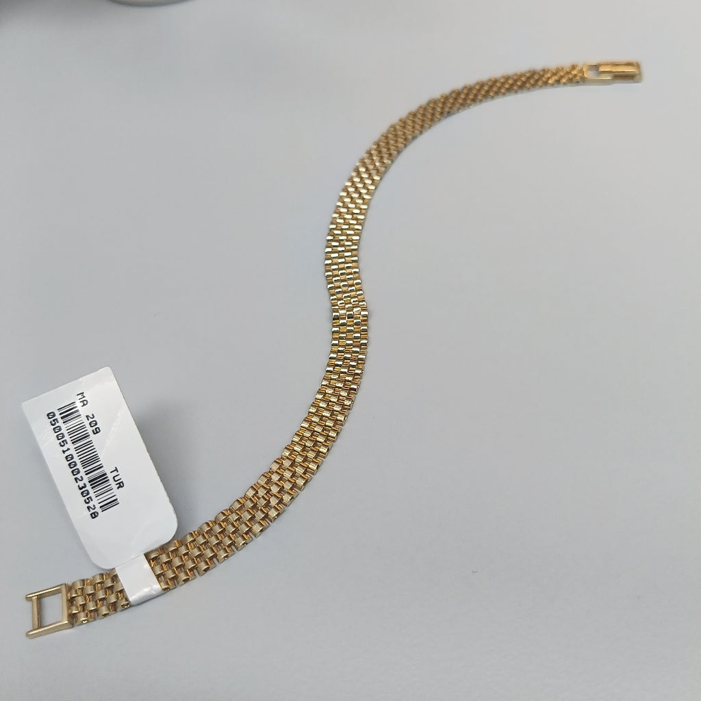 PULSERAS CABALLERO ORO 14K 11 (NUEVO)